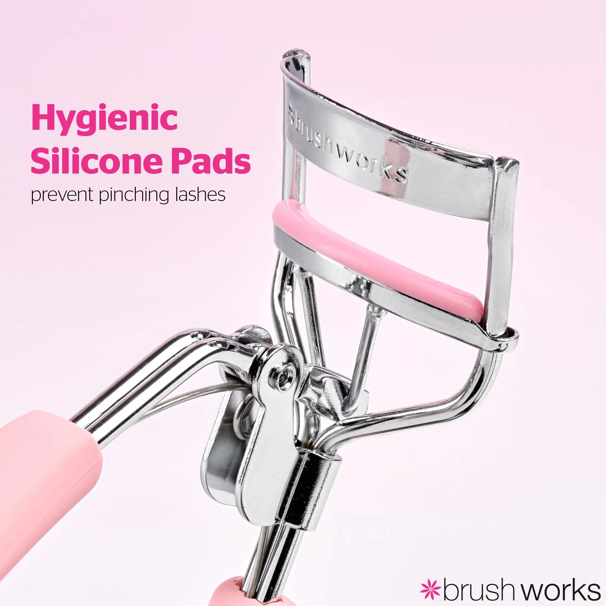 Brushworks Eyelash Curler - Pink