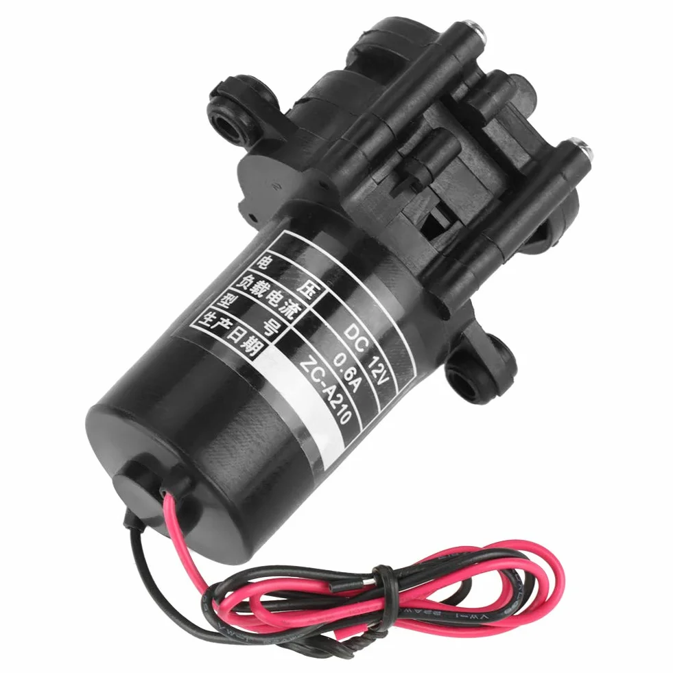 ZC-A210 12V Mini Plastikowa, Wysokowydajna, Samozasysająca Pompa Wodna Pompa Zębata DC