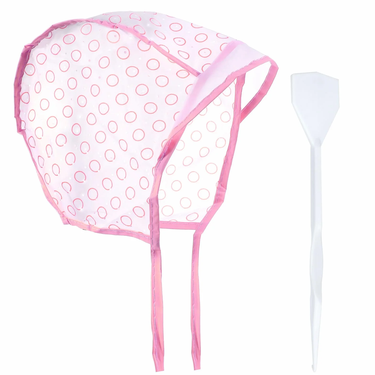 Czapka do włosów z plastikowymi haczykami, regulowana Czapka do podkreślania kolorów, Czapka do farbowania włosów, Czapka do podkreślania włosów, Czapka do włosów z otworami do fryzur