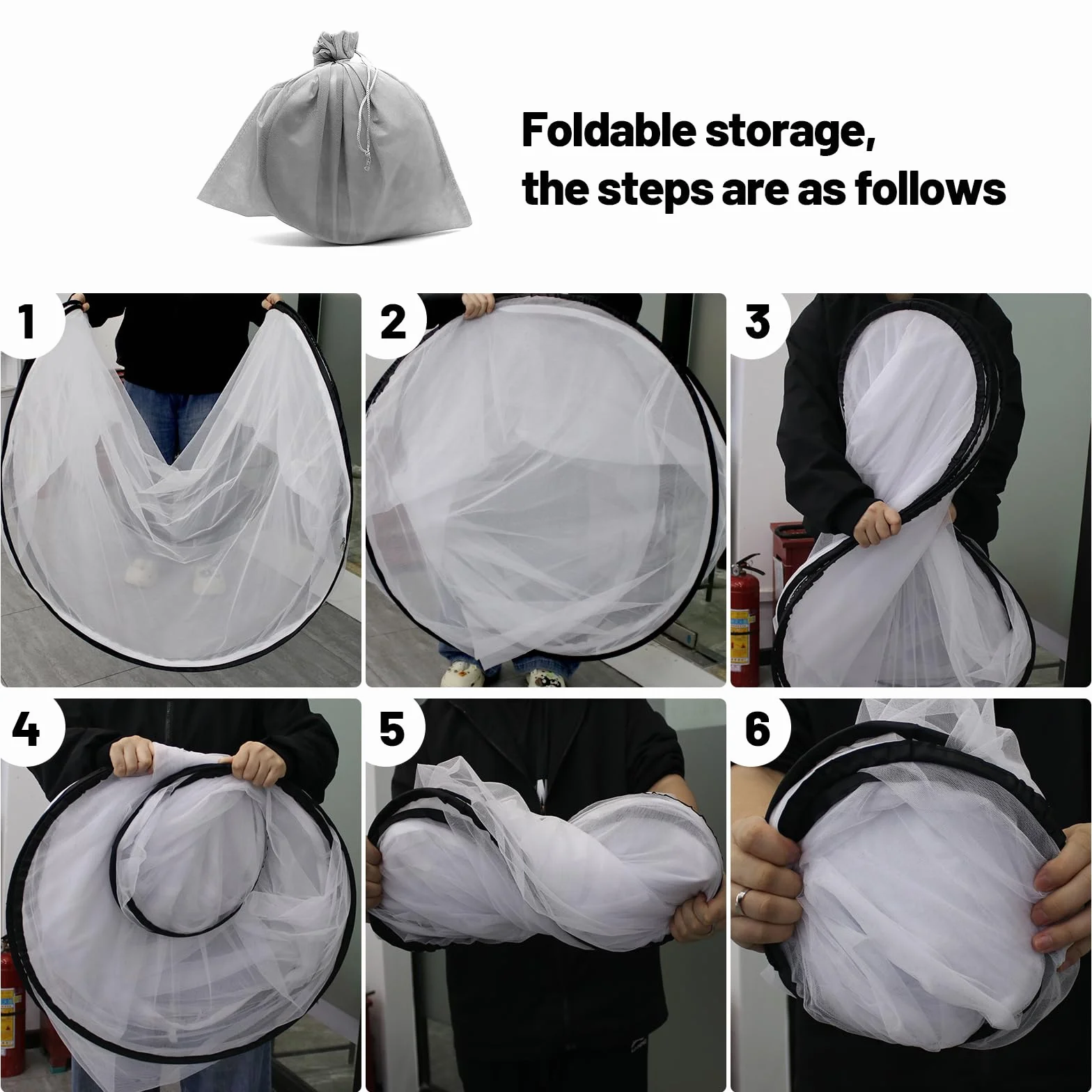 Moskitiera Pop Up 200 × 80 × 56 cm, podróżna siatka na komary, do domu i na kemping