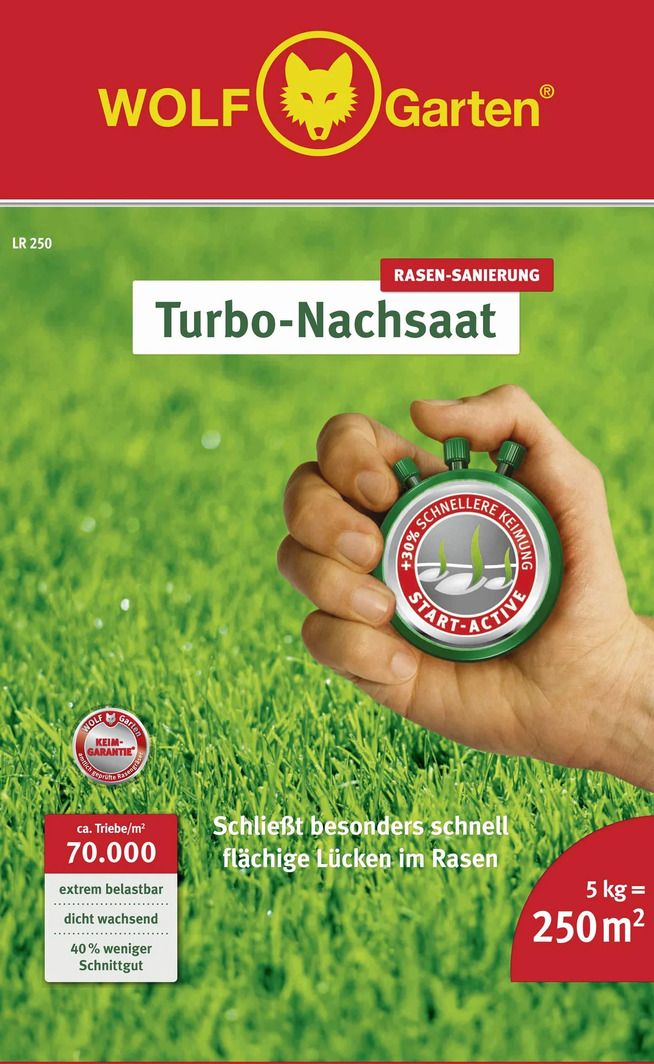 Turbo-Nachsaat Nasiona Trawy 5 kg