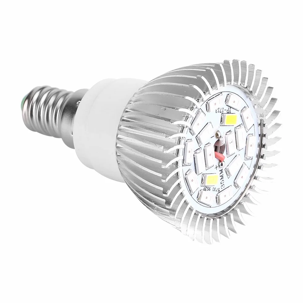 Żarówka LED do uprawy roślin 18 W pełne spektrum E14 85-265 V