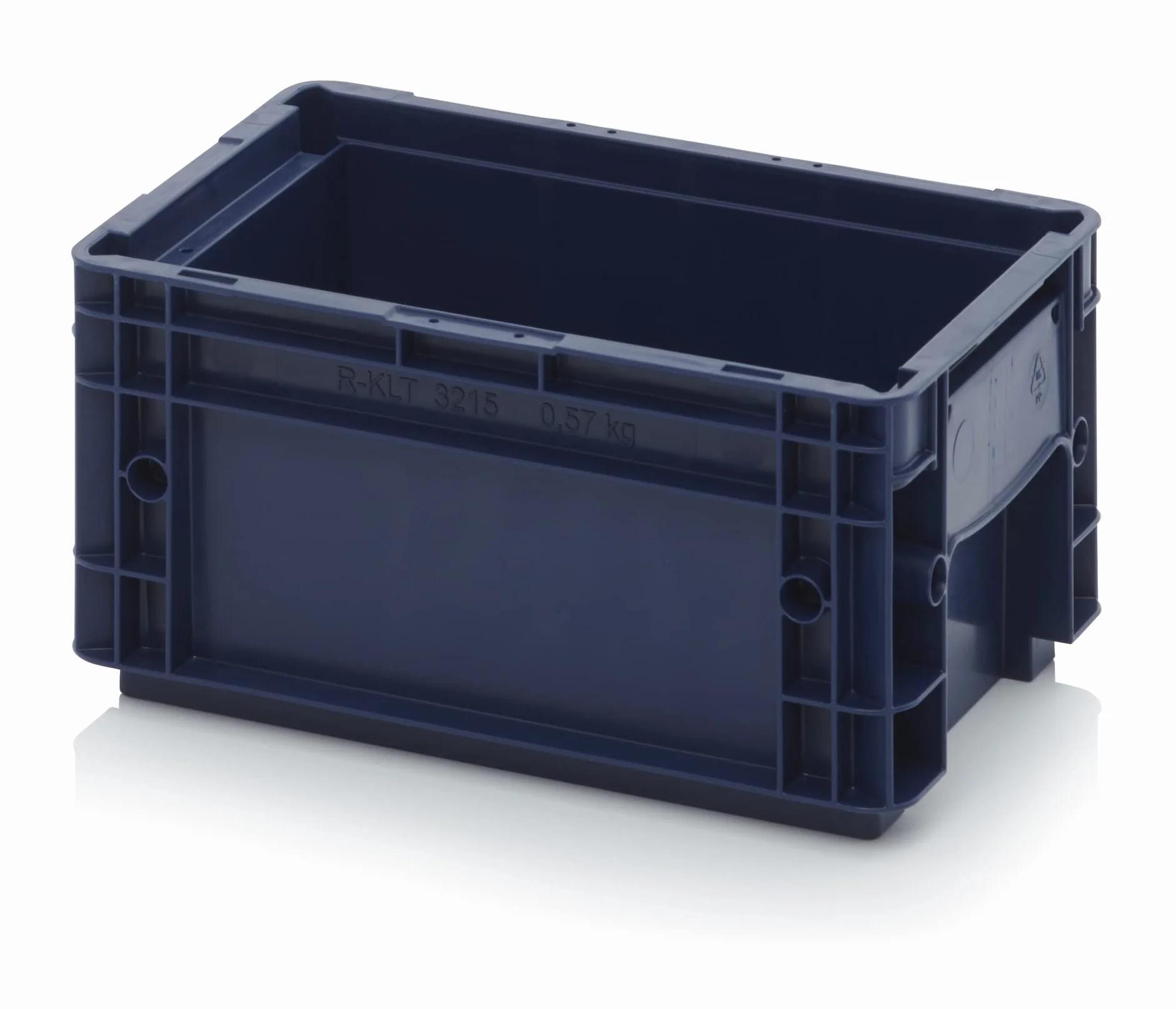 24 x R-KLT pojemnik 30 x 20 x 14,7 * bagażnik na małe ładunki niebieski 30x20x14 Euro pojemnik przemysłowy KLT 3215