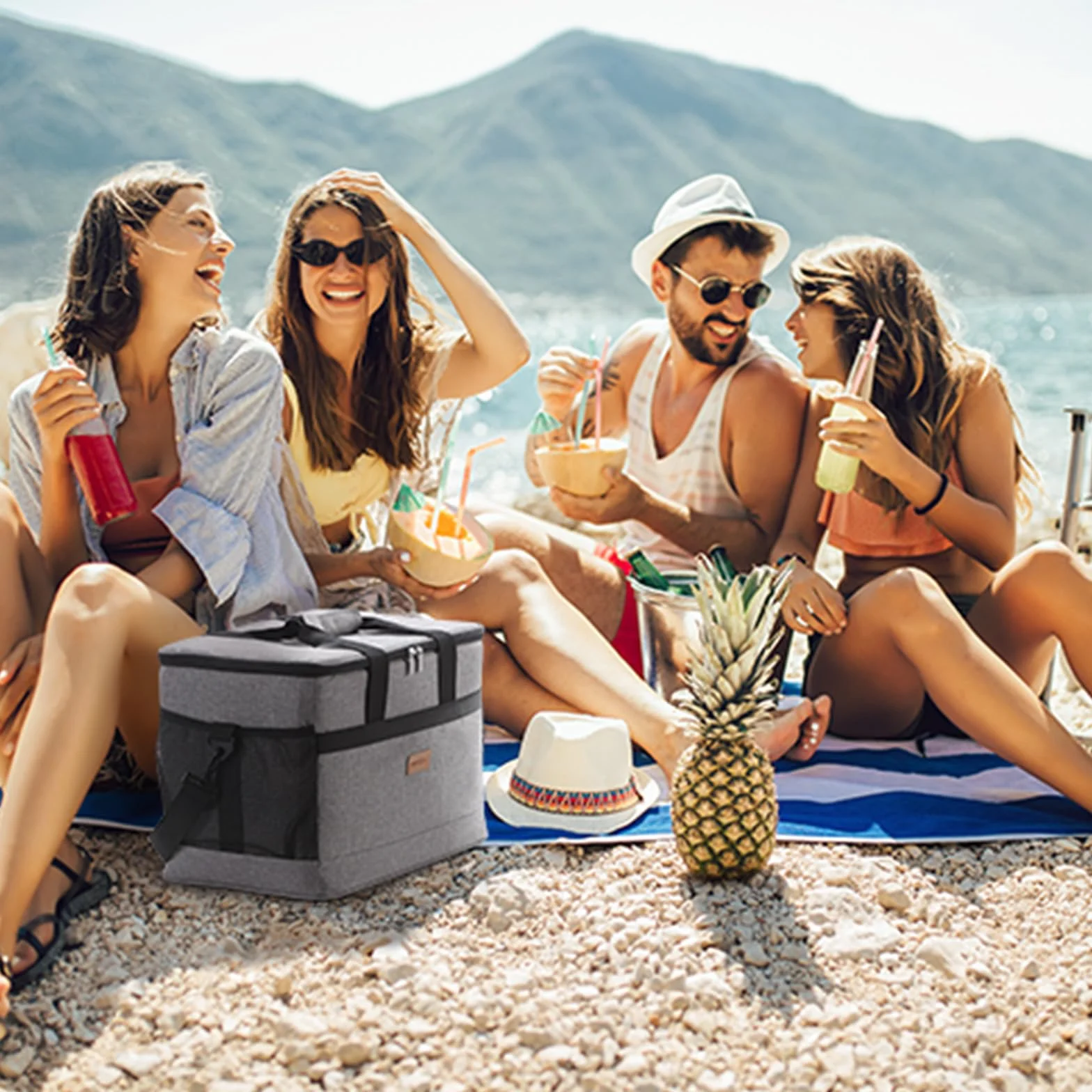 Lifewit Torba Termiczna Na Lunch, Torba Lunchowa Izolowana, Cooler Bag Składana i Izolowana Duża, Lunch Bag Dla Kobiet i Mężczyzn Praca Podróż Piknik