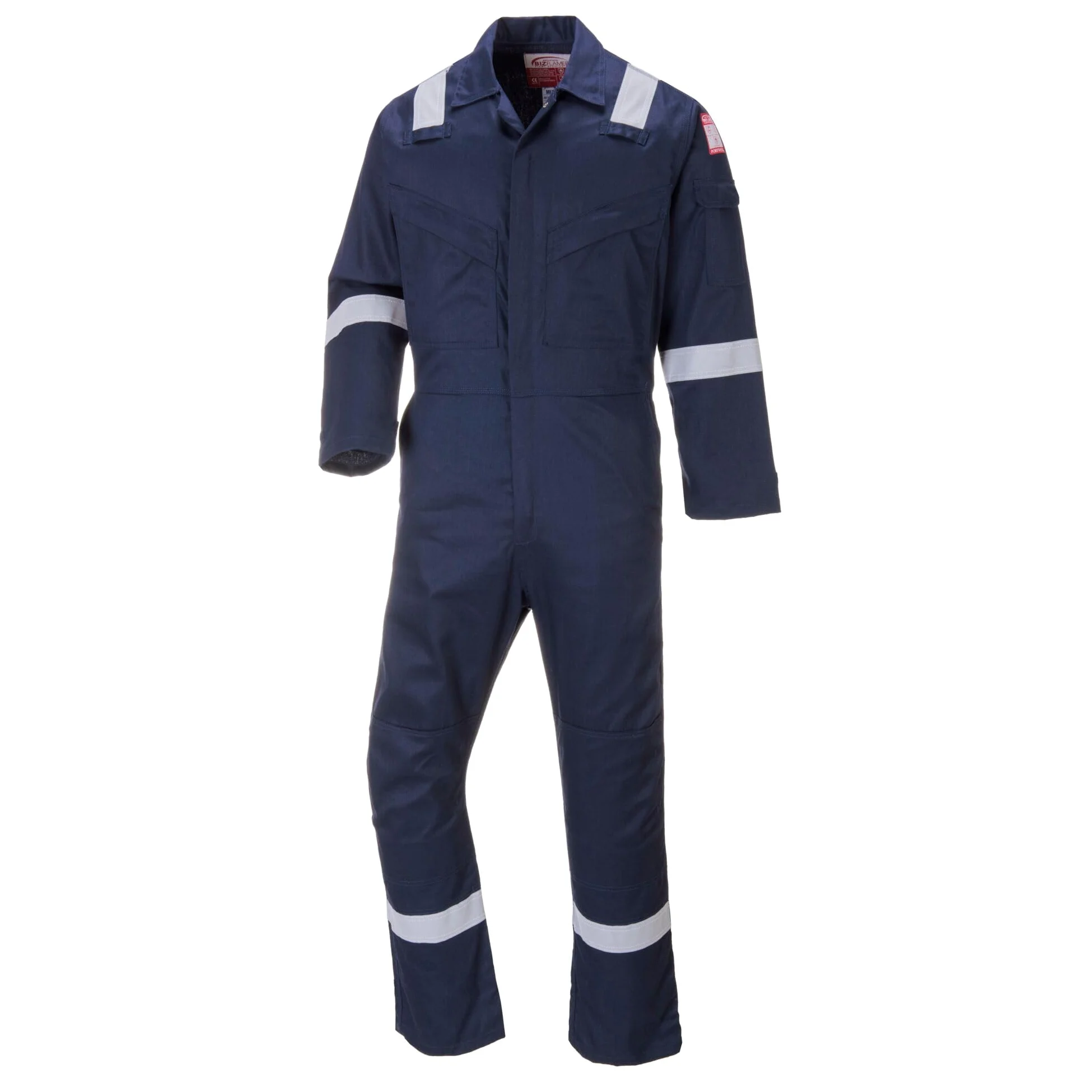Portwest FR50 Kombinezon Trudnopalny I Antystatyczny, Granatowy, Regularny, Rozmiar M