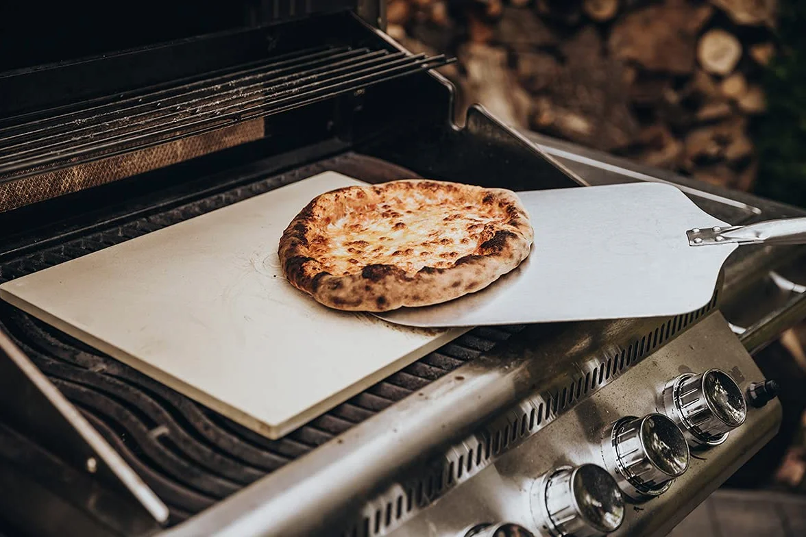 MOESTA-BBQ kamień do pizzy prostokątny 45 x 35 cm kordieryt naturalny