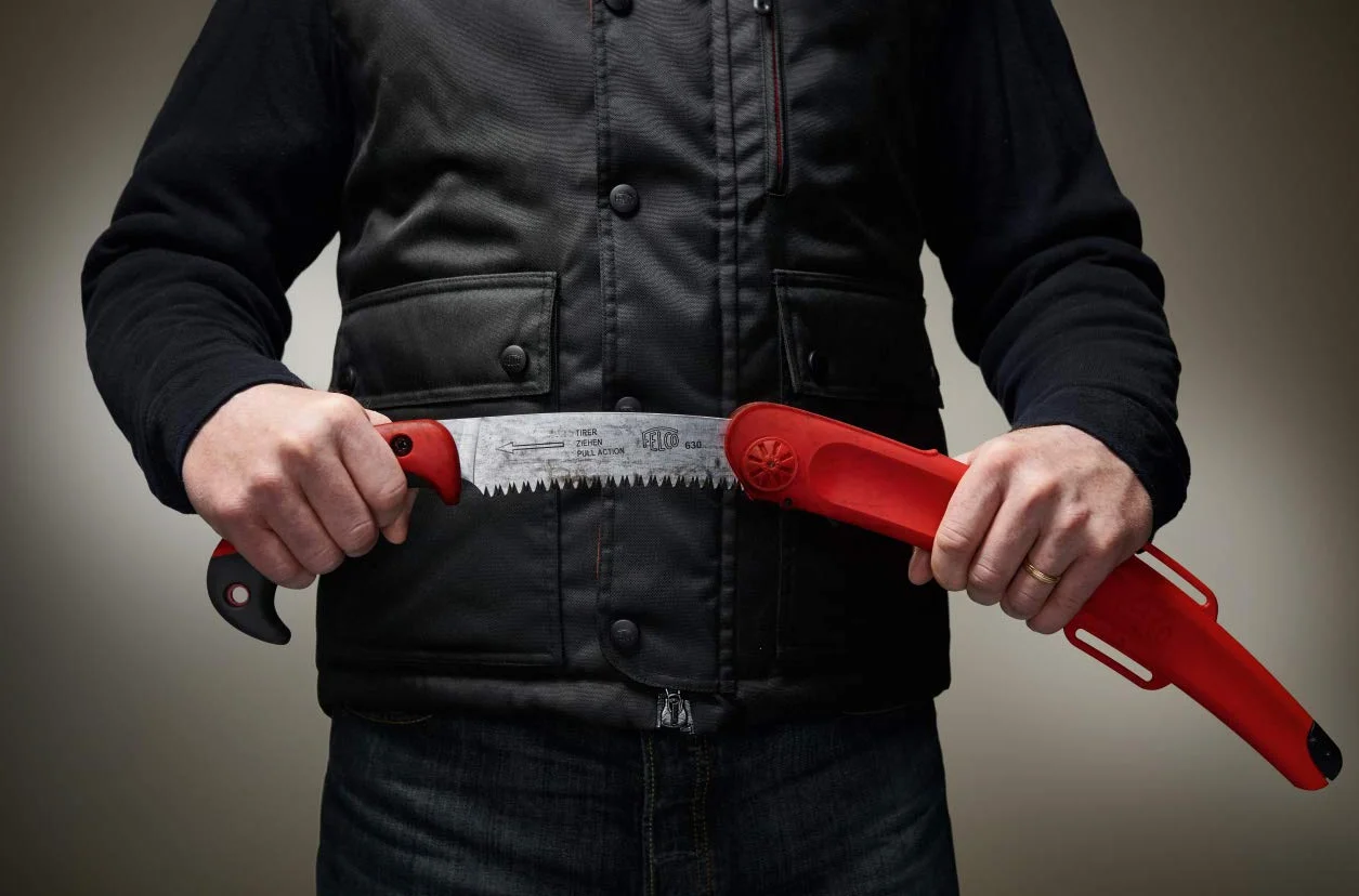 FELCO 630 zakrzywiona piła 330 mm długość ostrza przycinanie, czerwona, 33 cm (13 cali)
