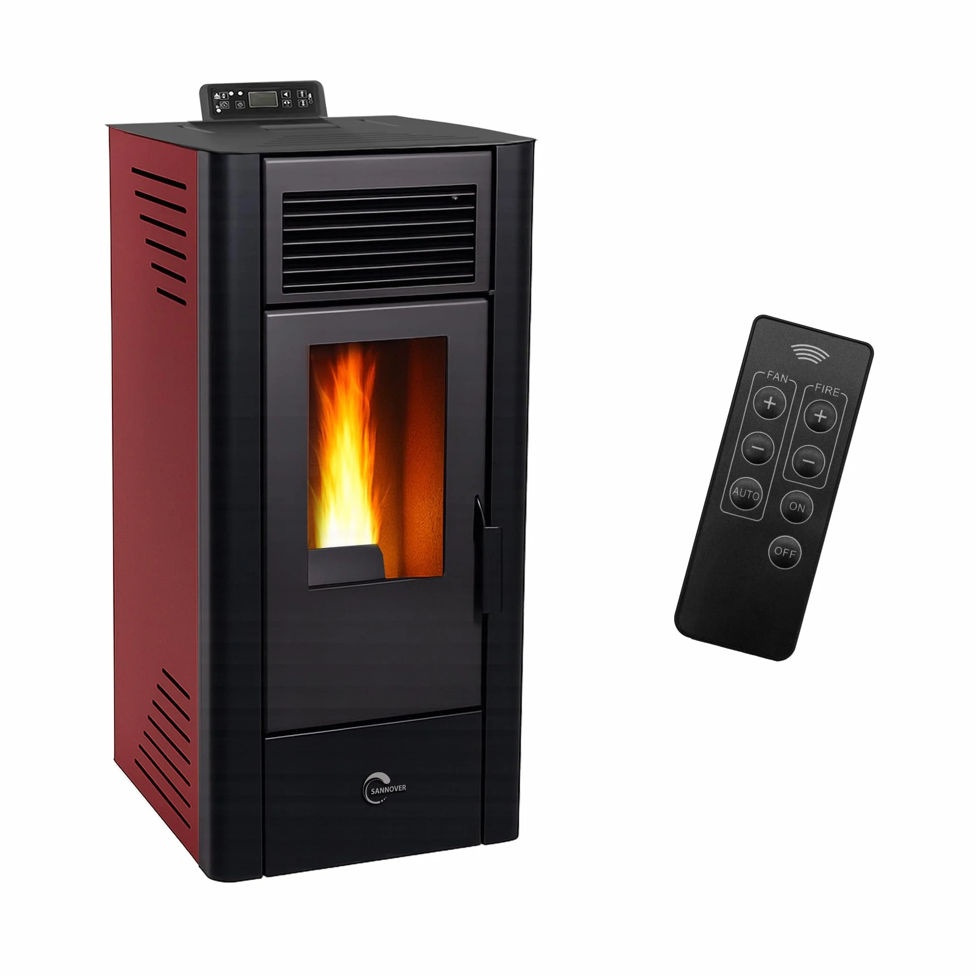 Anita wodoodporna patelnia na pellet 11,6 kW Bordeaux Sannover