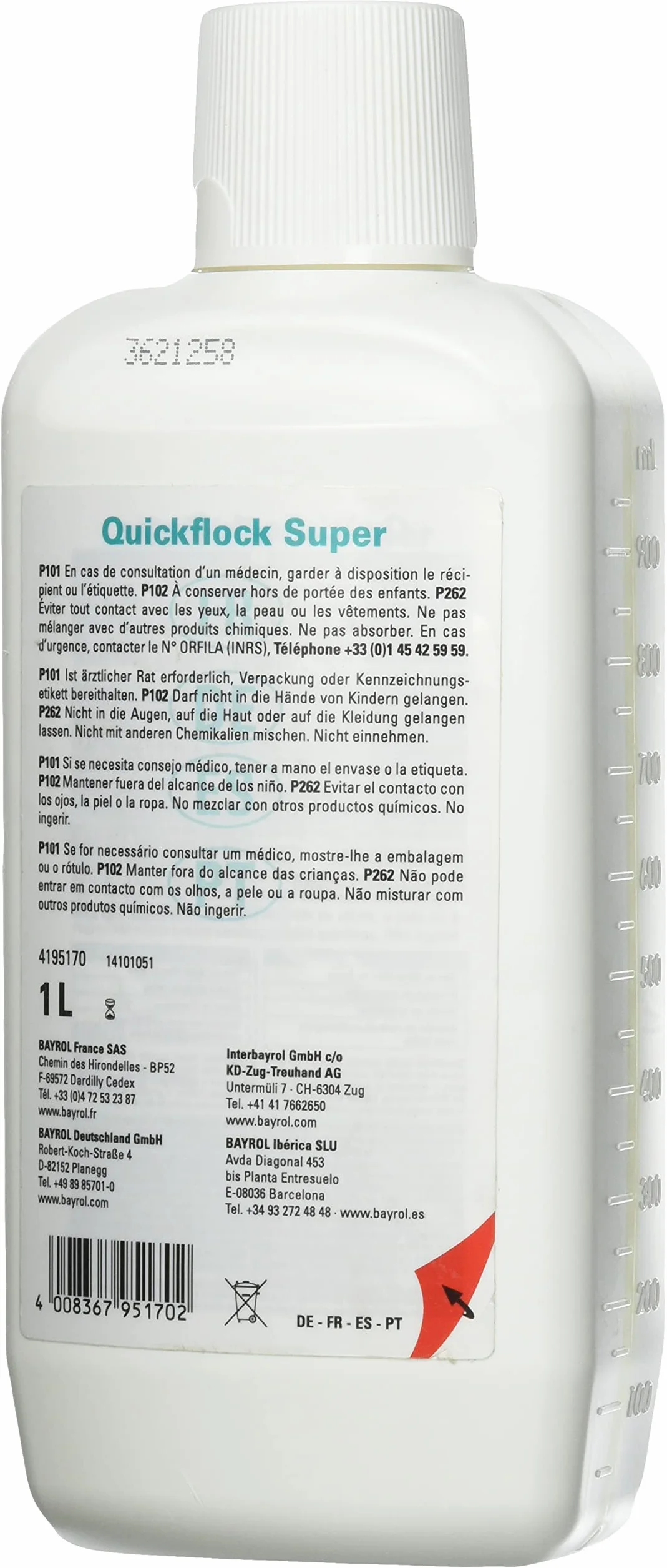 Bayrol Quickflock Super Środek Czyszczący, 1 l