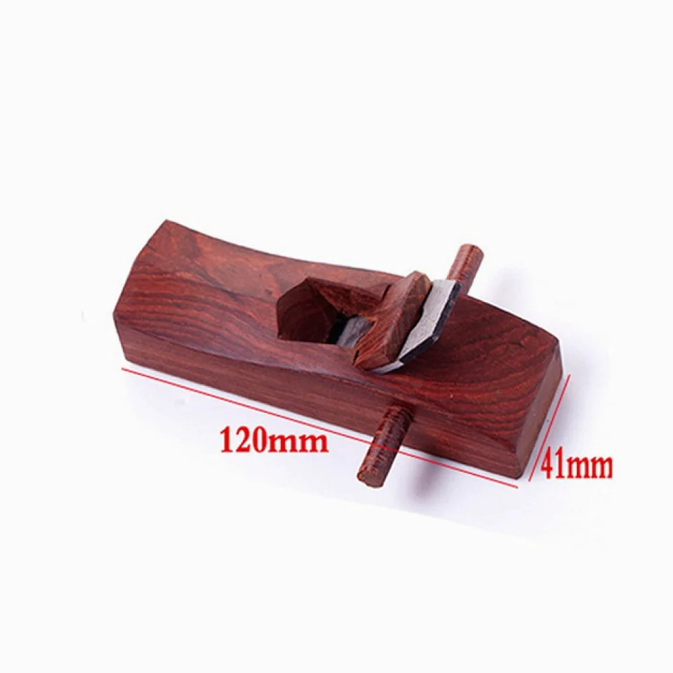 Ręczny strug， 1 szt. mahoniowa strugarka stolarska DIY ręczna do obróbki drewna z uchwytem 55 mm/68 mm/98 mm/120 mm Mini strugarka do obróbki drewna(120mm)