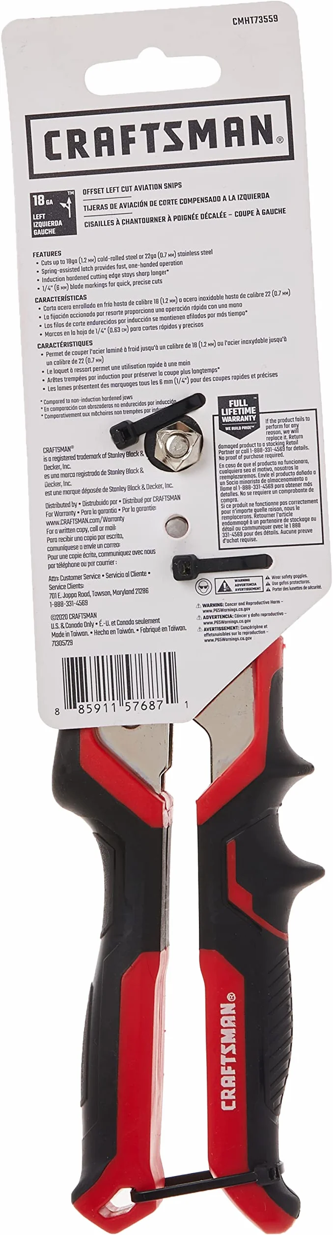Craftsman CMHT73559 Offset LT Cut Snips