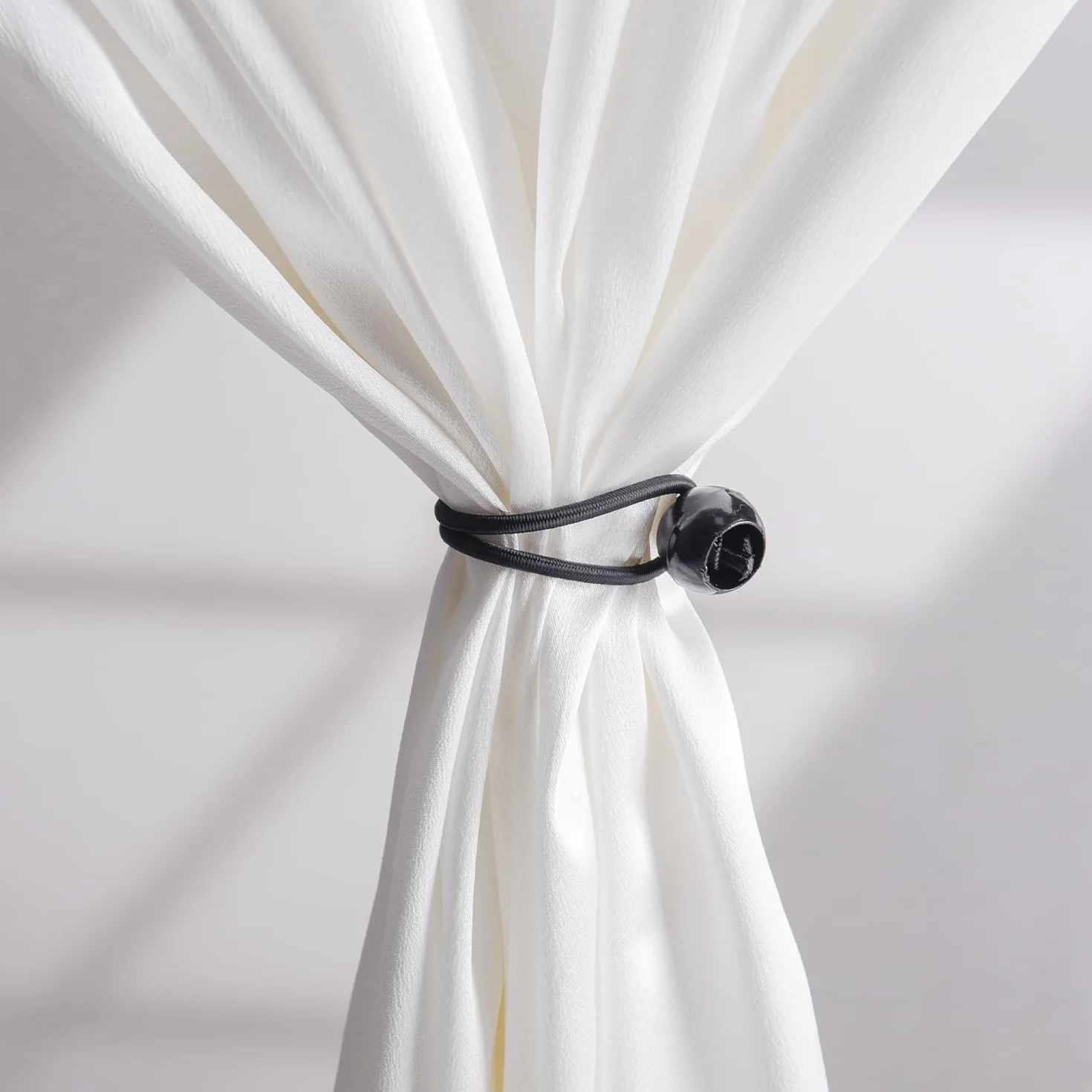 Luxiremi 20 sztuk sznurków bungee z kulkami, 15 cm lateksowe krawaty bungee Heavy Duty Tarpaulin Ball Bungee do brezentu, plandeku kempingowego i przedmiotów gospodarstwa domowego (czarne)