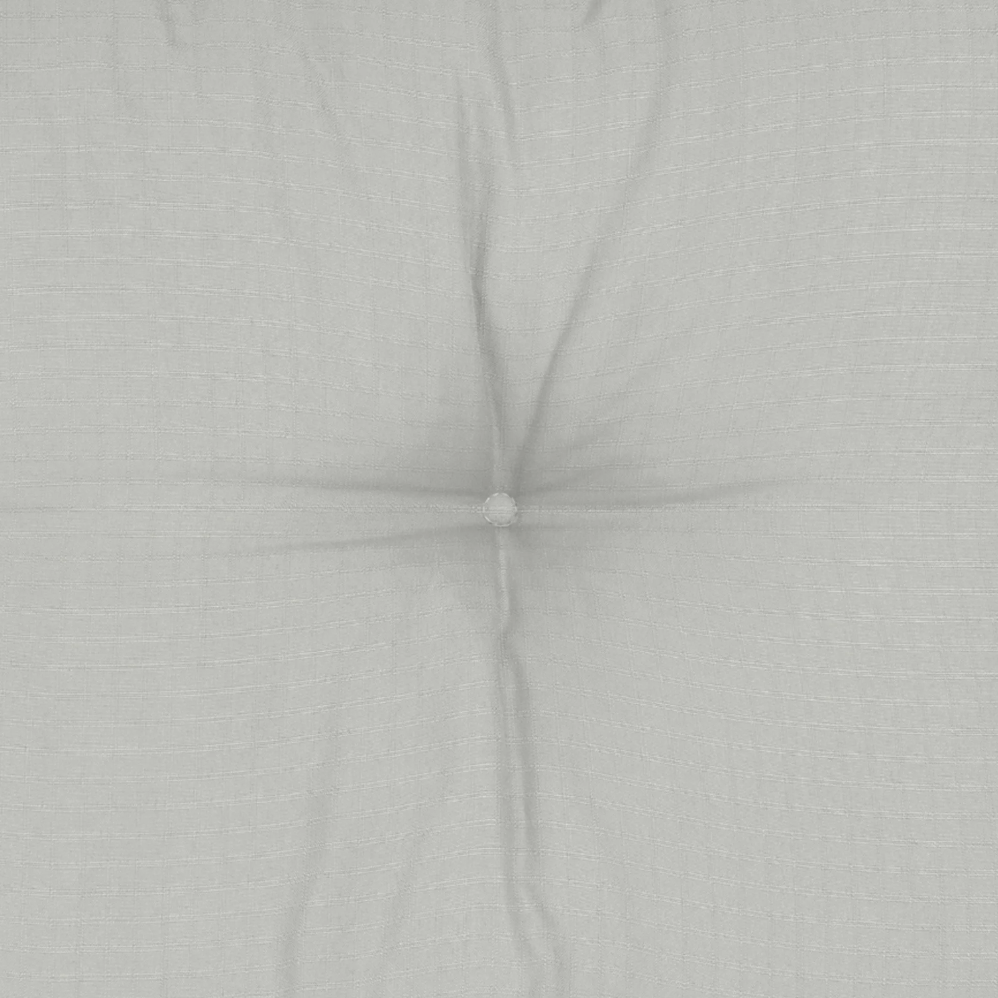 Beautissu Poduszka na krzesło ogrodowe XLuna 50 x 50 x 10 cm Szara Jasnoszara