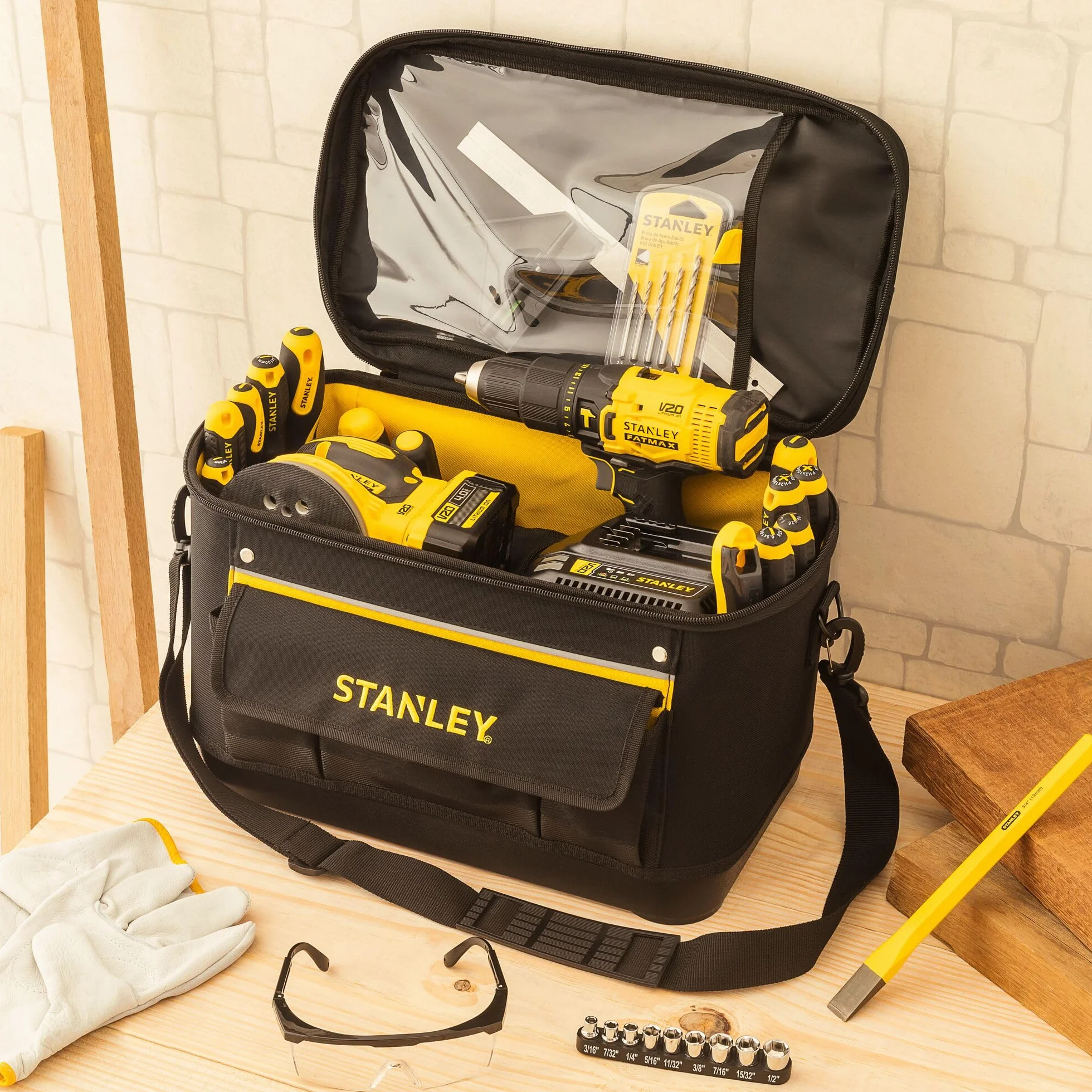 Stanley Tools 1-96-193 Torba na Narzędzia, 44,7 x 26,2 x 25,1 cm