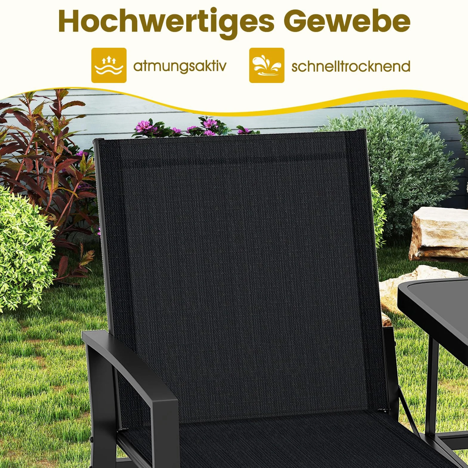 COSTWAY Ławka ogrodowa 2-osobowa 137 x 66 x 87 cm