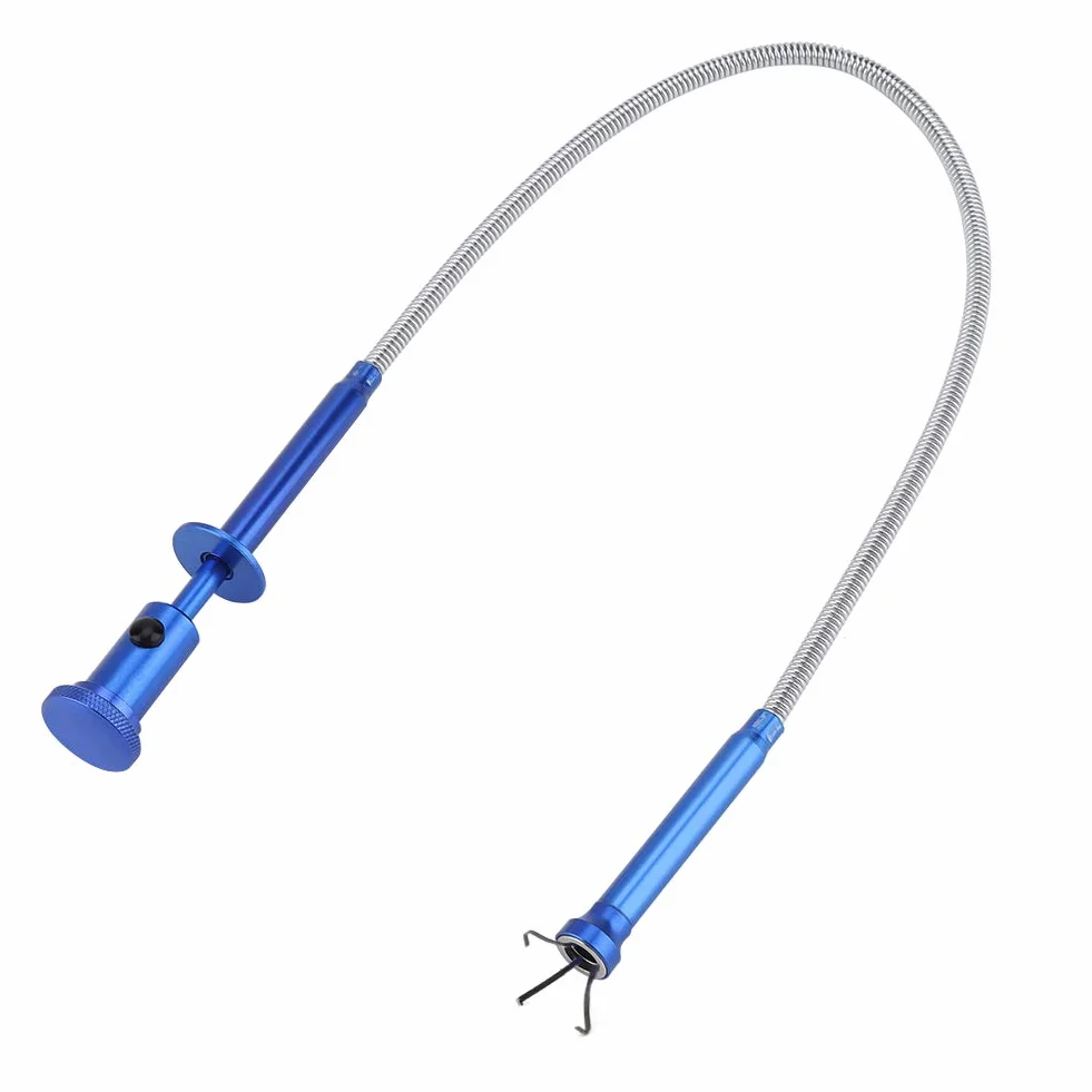 Czterostronowy wytrych, stop LED 4 pazury wałek uniwersalny magnetyczny oświetlenie wielofunkcyjne narzędzie zbieranie pazur rodzaj zbieraczy śmieci pazur magnetyczny gięty wąż reacher pickup