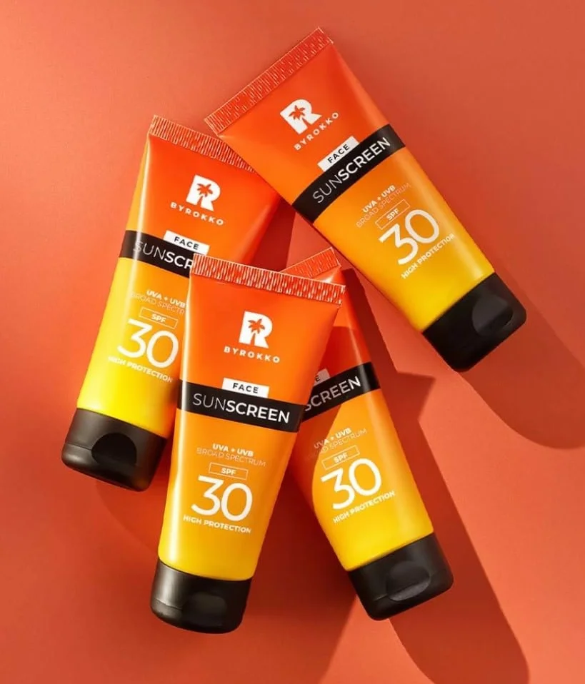 BYROKKO Original Shine Brown Face Sunscreen SPF 30 | Krem przeciwsłoneczny do twarzy | 50 ml | by Cloud.Sales Cosmetics