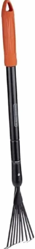 BLACK+DECKER Laubrechen BXGTTO7050 77-110 cm regulowany odporne na rdzę czarno-pomarańczowy