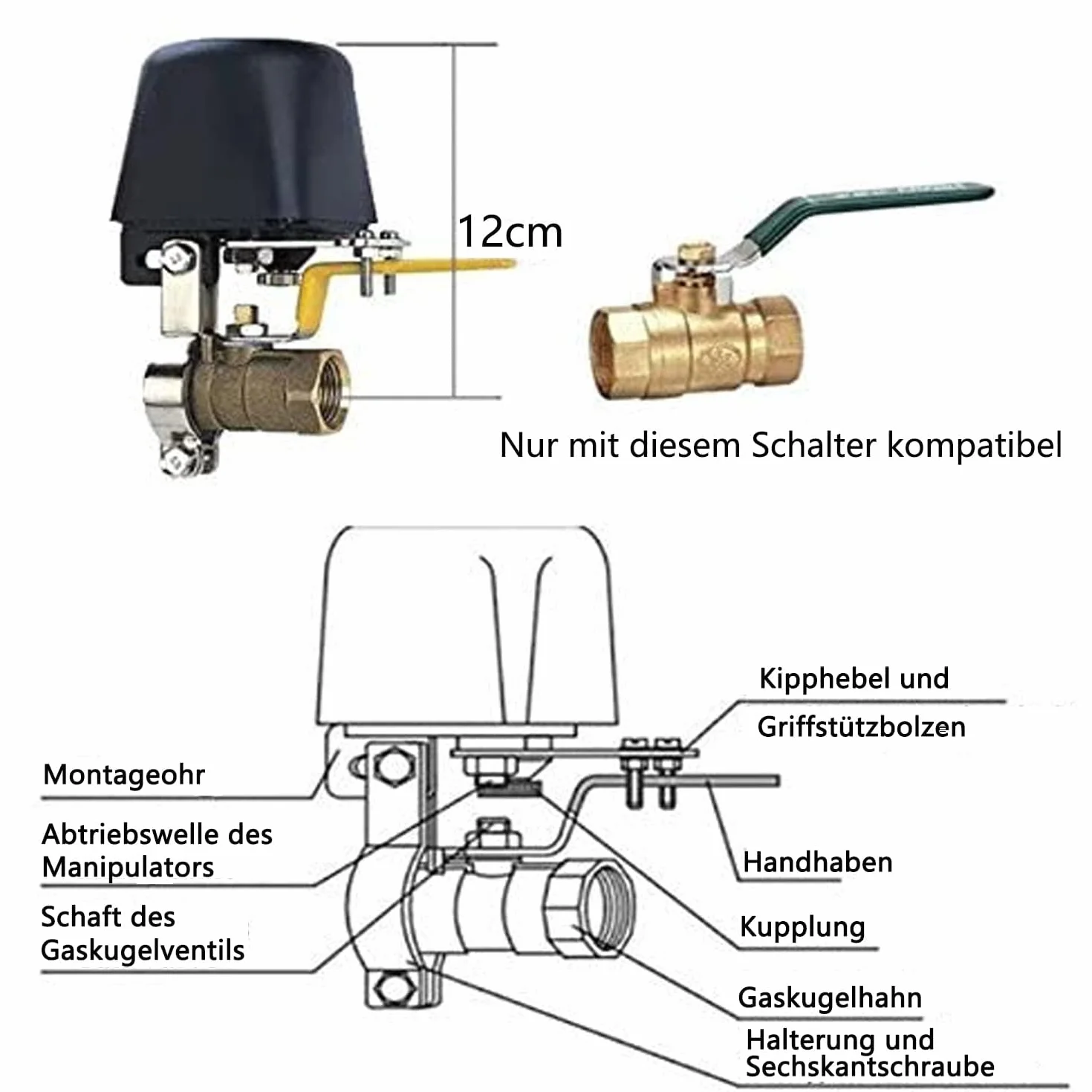 Jinvoo Zigbee inteligentny zawór wodny, automatyczny timer nawadniania, kompatybilny z Alexa i Google