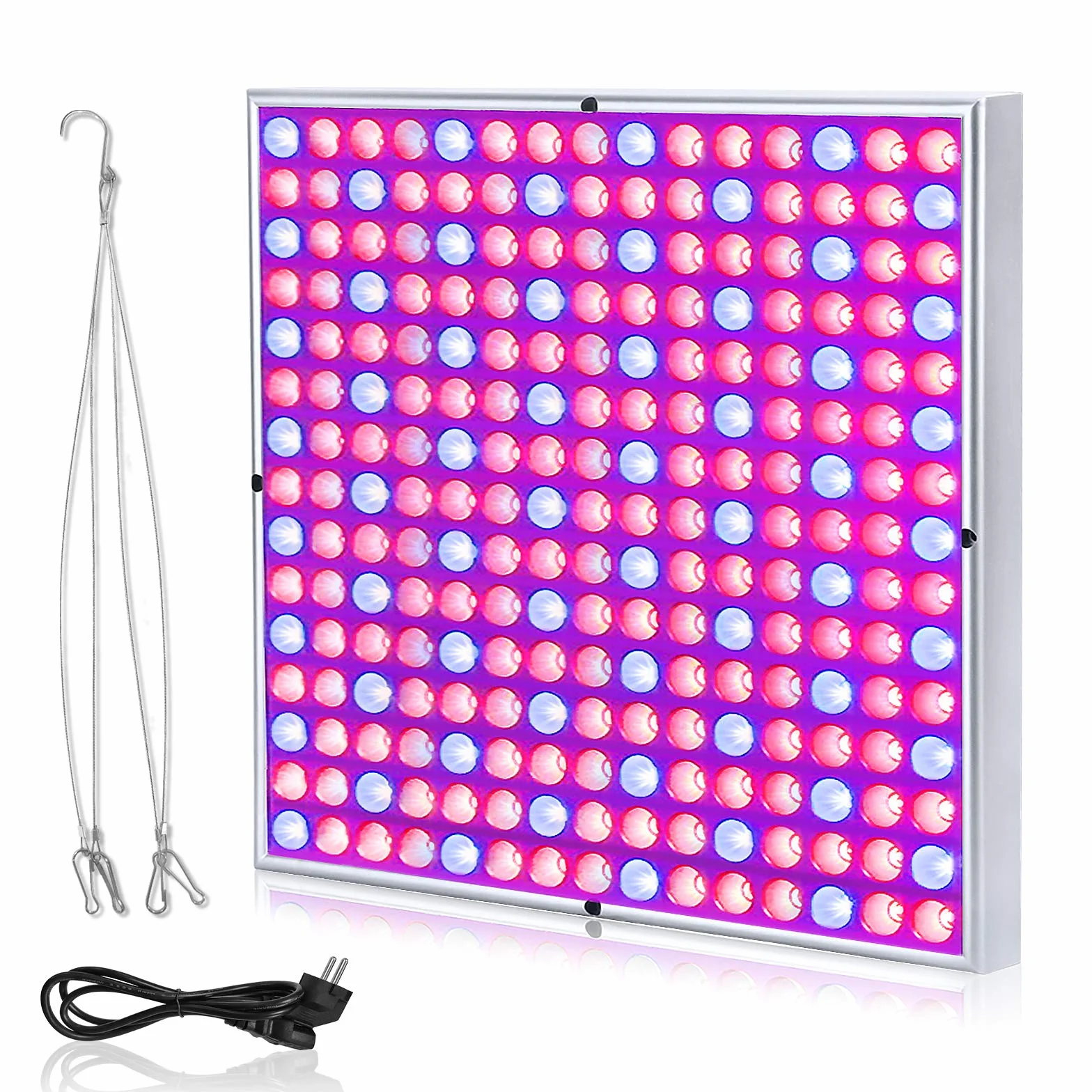 ACXIN Lampa LED do uprawy roślin, 45 W, 225 diod LED, pełne spektrum światła, do uprawy roślin pokojowych