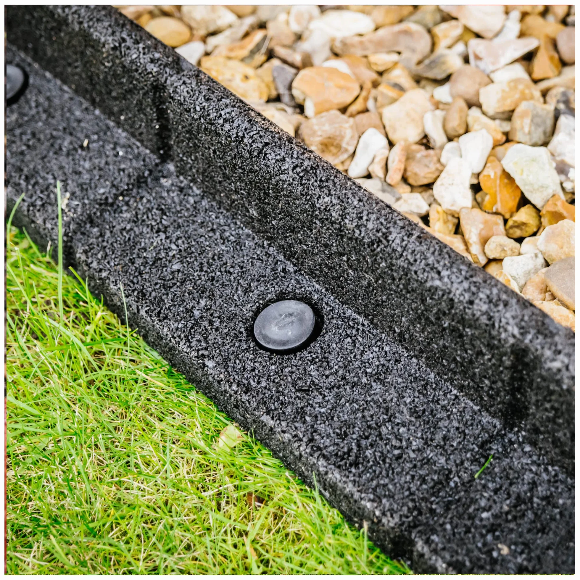 EcoShape FlexiBorder elastyczny system krawędzi trawnika 6 x 1 metr czarny