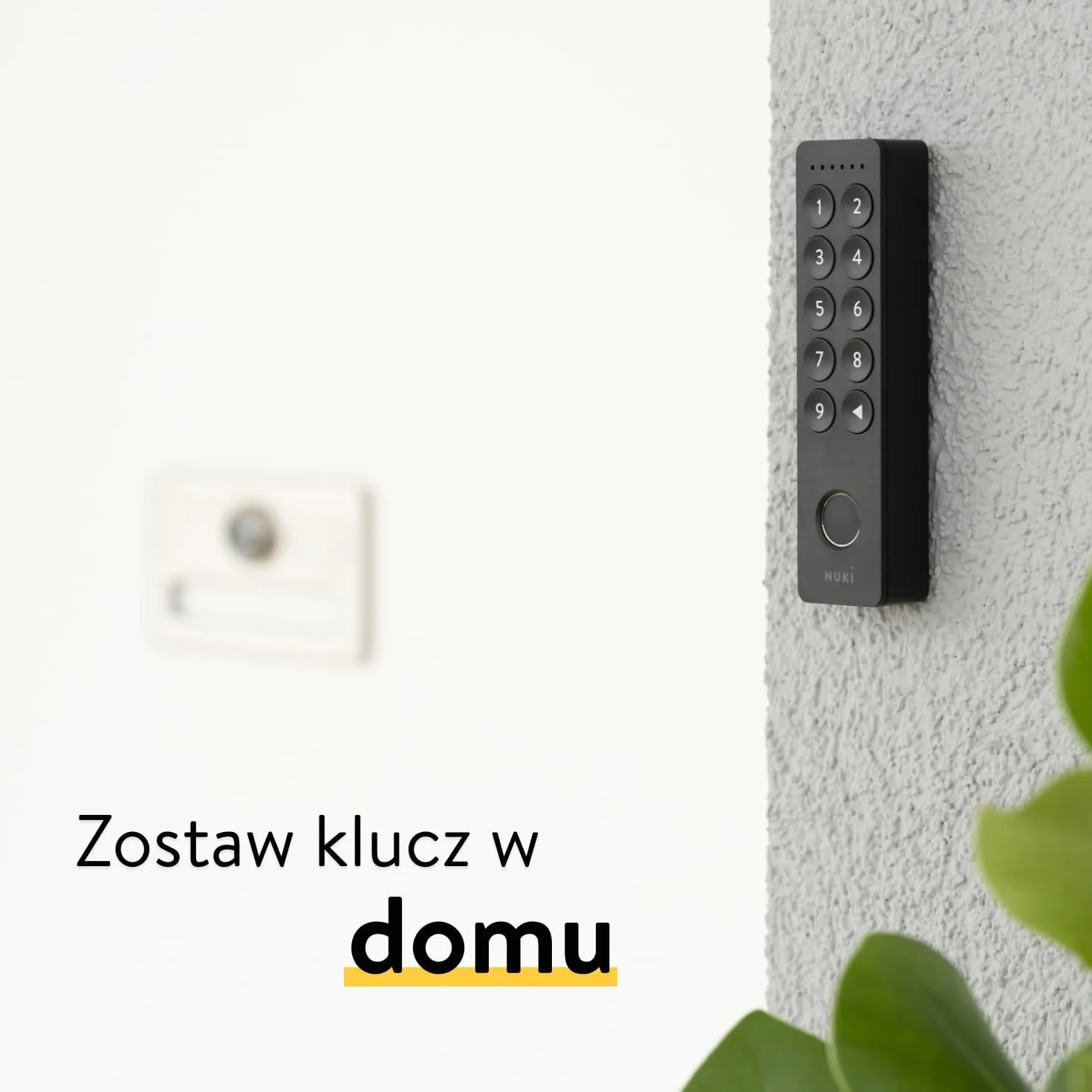 Nuki Keypad 2.0 Pilot, Czarny, 14,3 x 3,9 x 2,1 cm