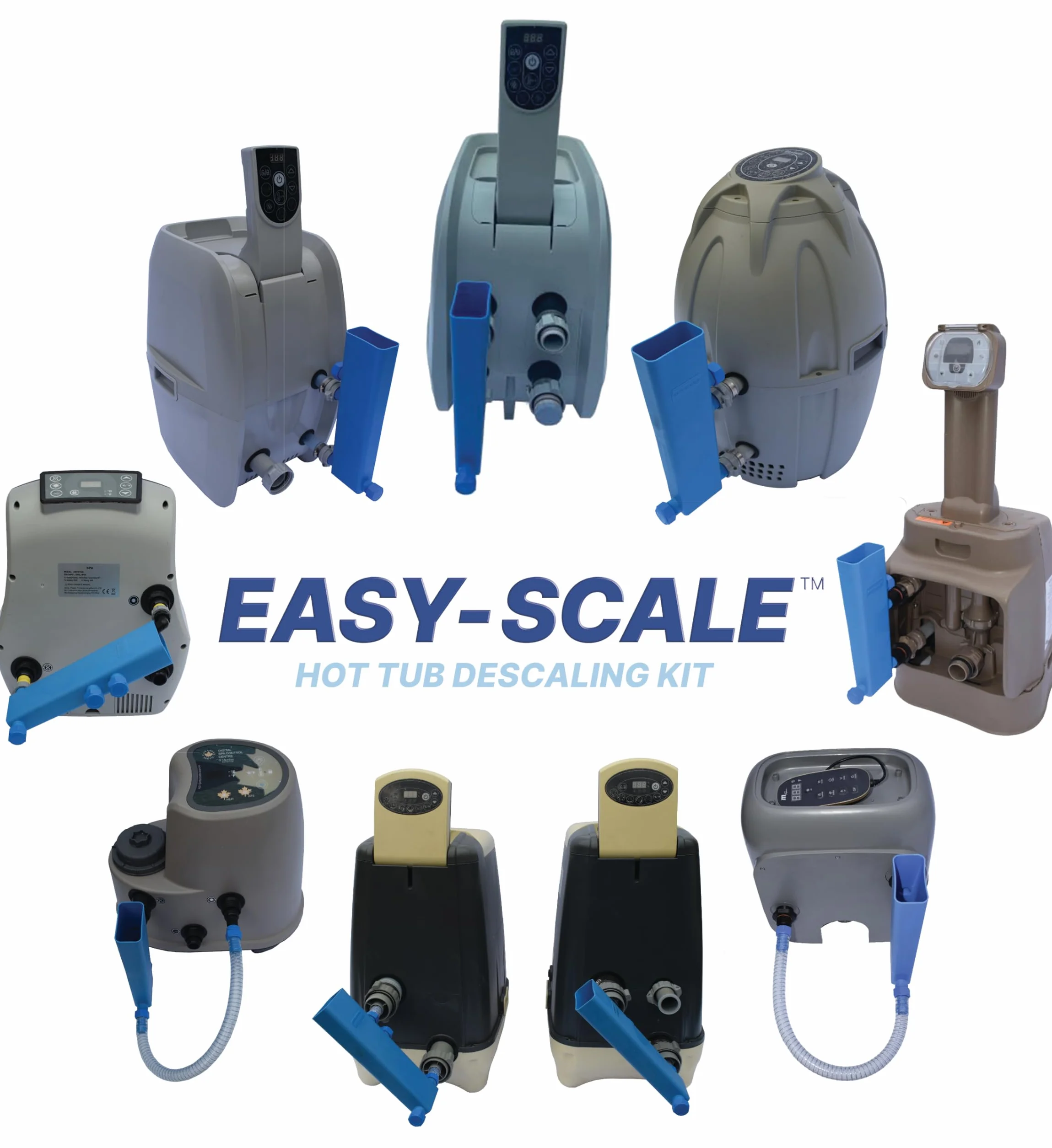 EASY-SCALE Zestaw do odkamieniania jacuzzi do modeli Lay Z Spa Airjet Paris Vegas Miami