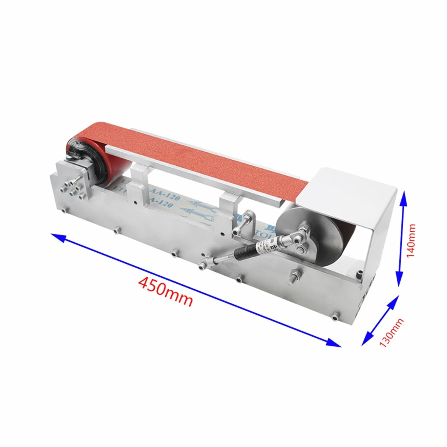 Polerka, szlifierka oscylacyjna, Chłodzona wodą szybkobieżna polerka do ostrzenia polerowanie 600W bezszczotkowy silnik 915x50mm szlifierka taśmowa do wody do szlifowania, polerowania