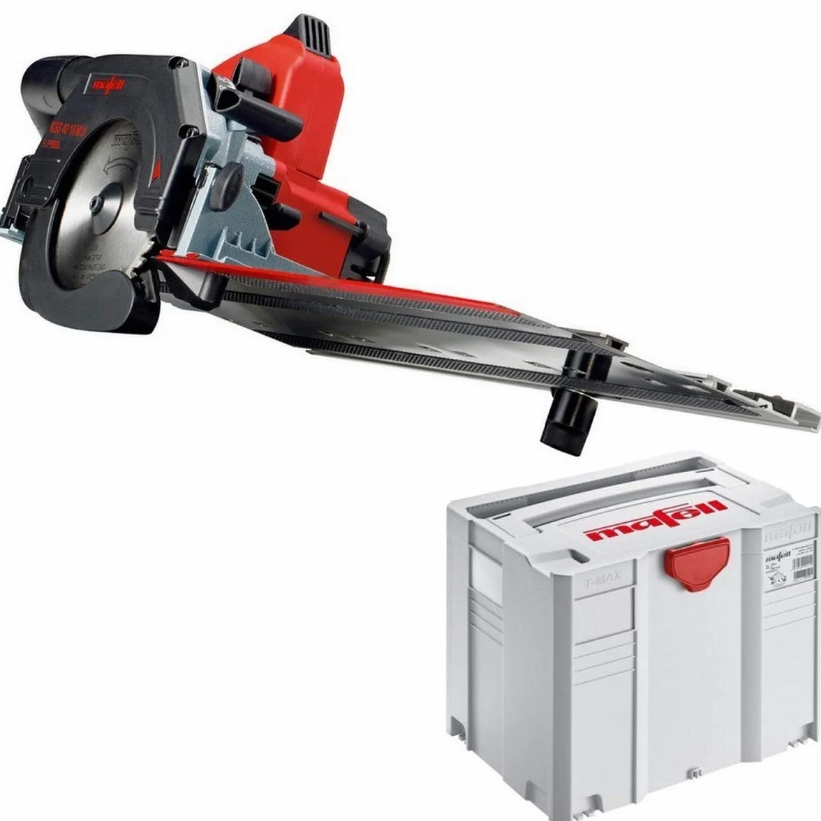 Mafell KSS 40 18M bl Pure pilarka do szyn nasadowych akumulatorowych w T-MAX
