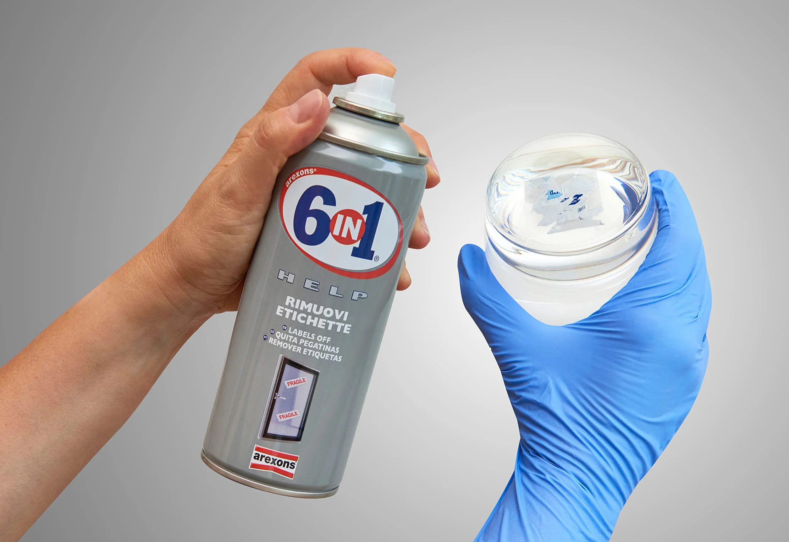 AREXONS Środek do usuwania etykiet i naklejek 6 w 1 Help Arexons 200 ml. Kompleksowa konserwacja do wszystkich zastosowań