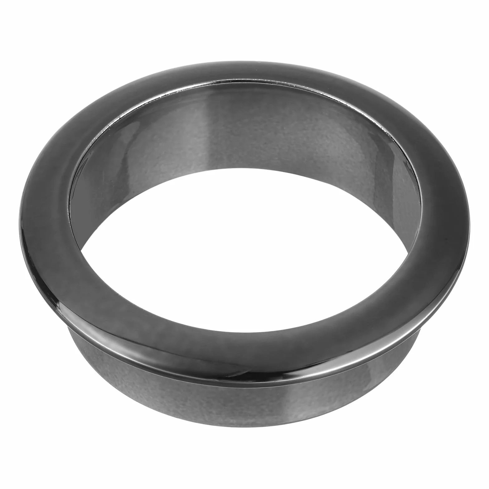 QUARKZMAN 1 szt. nylonowych końcówek stołowych 50 mm, osłona otworów na kabel z tworzywa sztucznego, organizer na kable do szafki komputerowej, kolor czarny