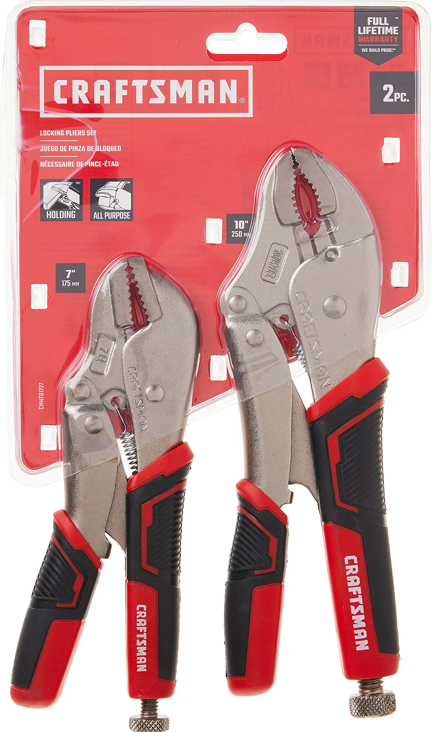 CRAFTSMAN Szczypce blokujące, 2-częściowy zestaw szybkiego zwalniania (CMHT81727)