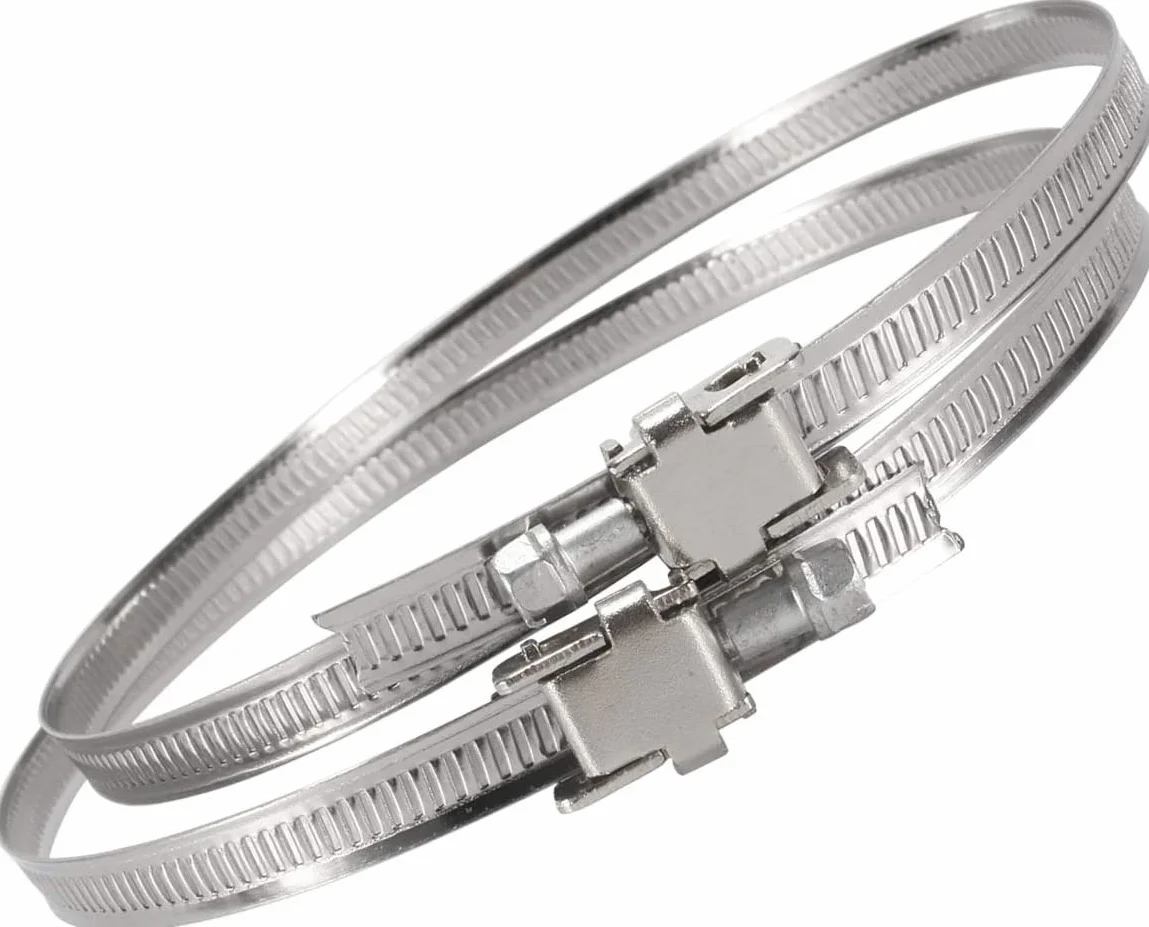 HG Power opaski zaciskowe ze stali nierdzewnej, 100 mm, regulowane, do mocowania węża odpływowego i dmuchawy, zakres mocowania 60-110 mm