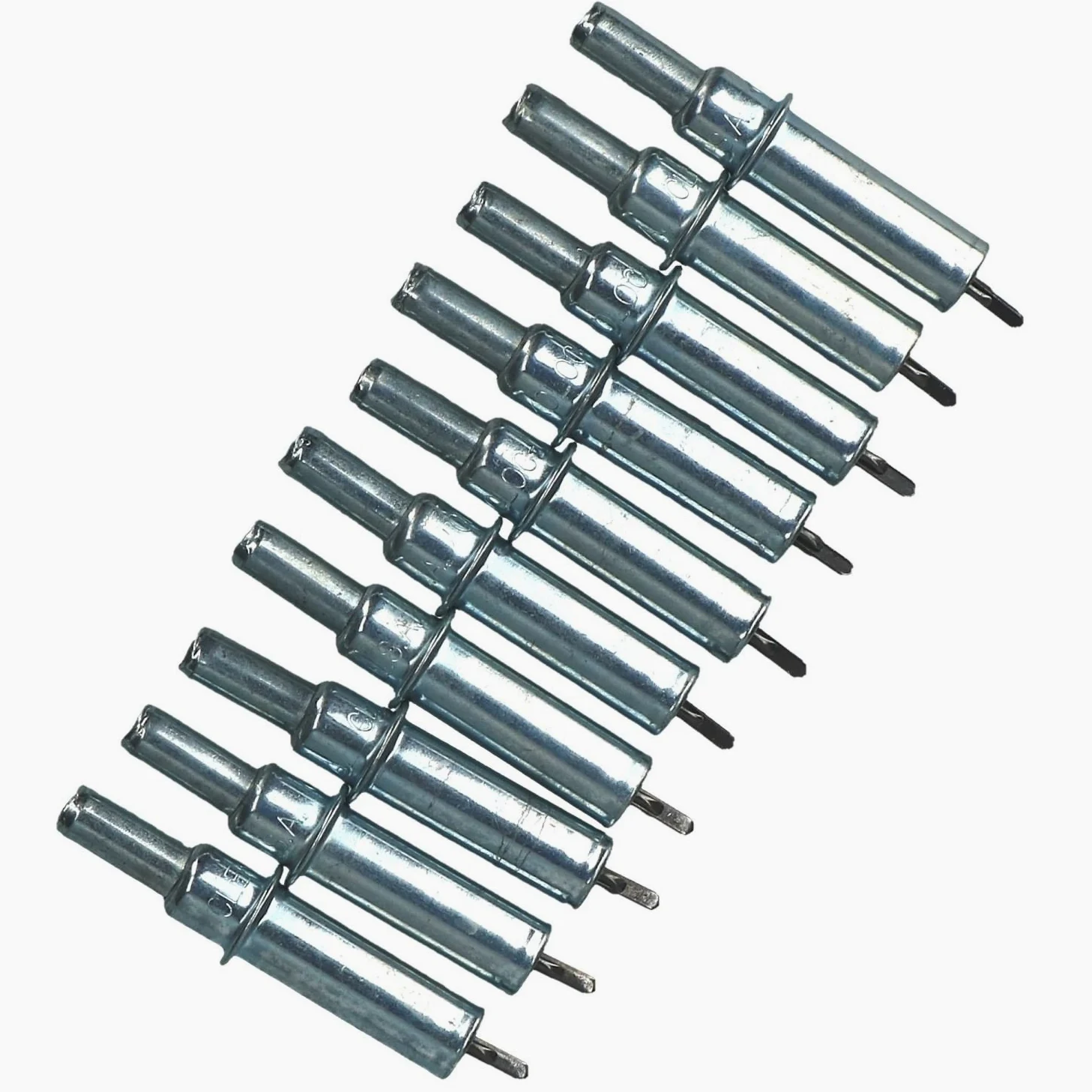 AB Tools 40 szt. Tymczasowe elementy mocujące typu cleco, uchwyty do blachy, 2-4,75 mm, 4 rozmiary