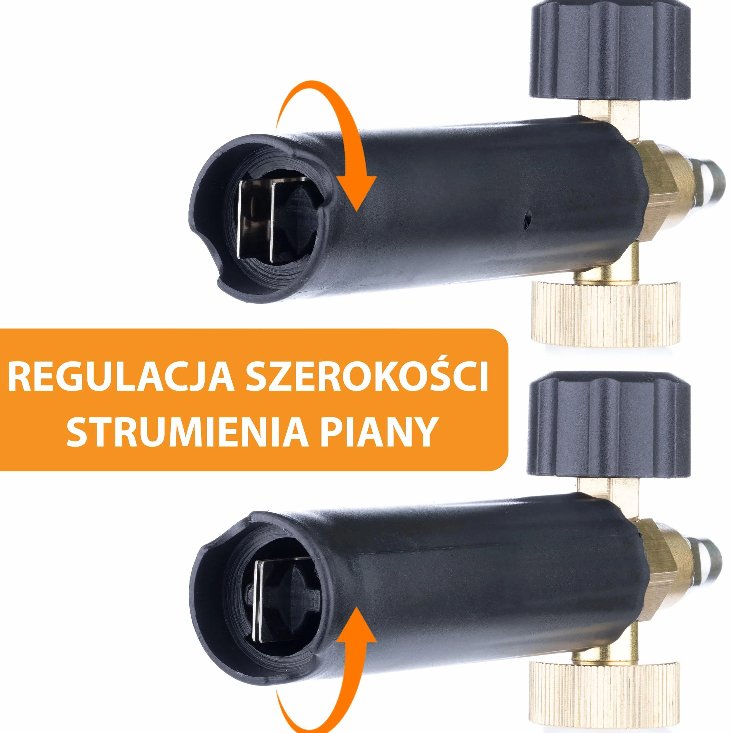 KOMPLET DUŻA PIANOWNICA LANCA PIANY DO MYJKI SZYBKOZŁĄCZKA 1/4” 1L 200BAR
