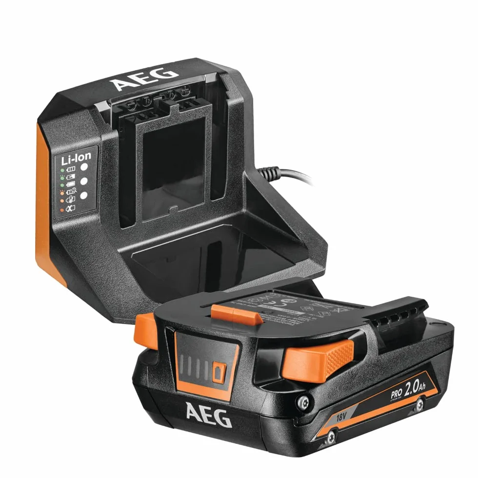 Aeg Zestaw Startowy Akumulatorów 18 V Pro18 V, Setl1820S, 2 Ah, Akumulator I Ładowarka