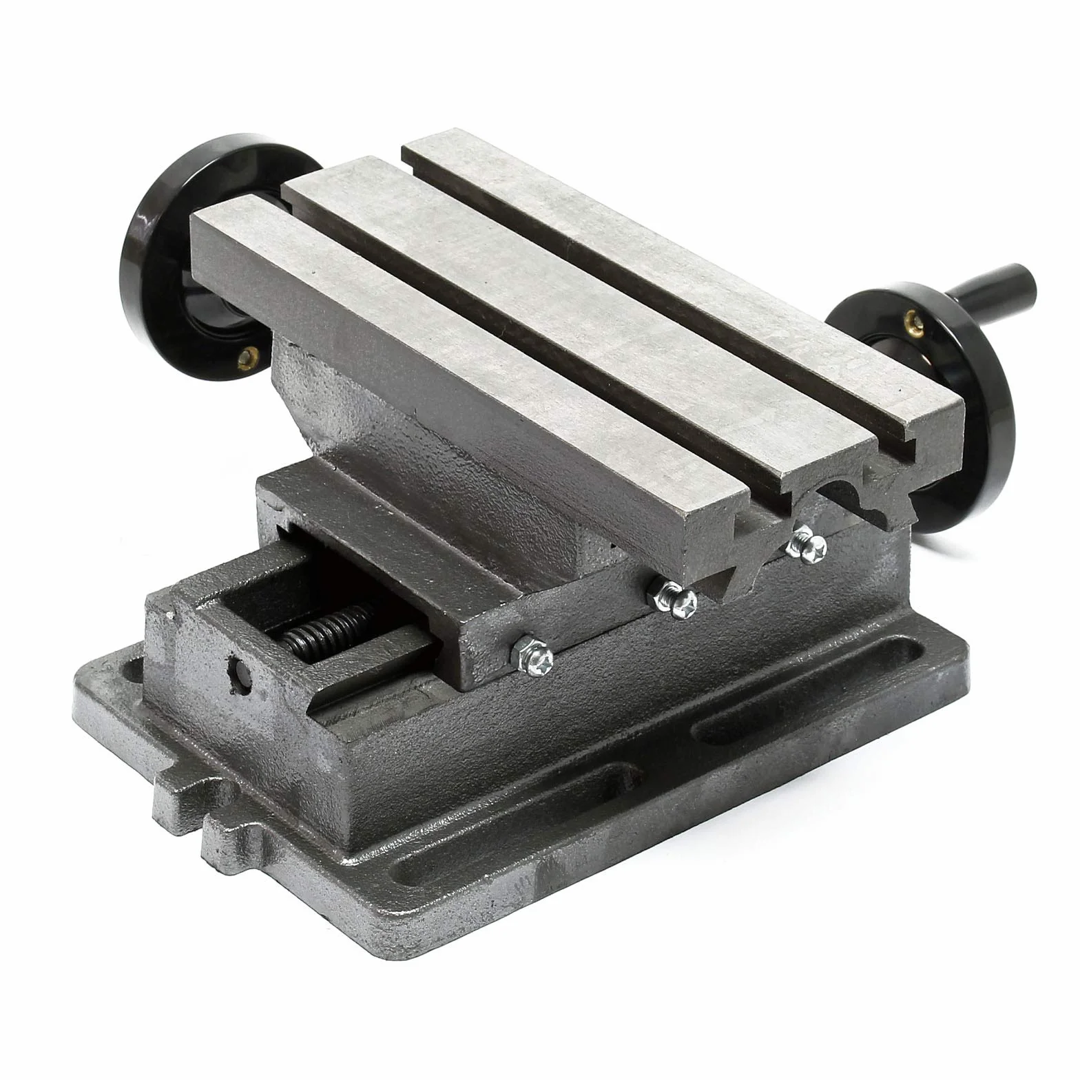 Stół frezarski krzyżowy złożony - stół roboczy do frezarki 2-osiowy 170 x 85 mm