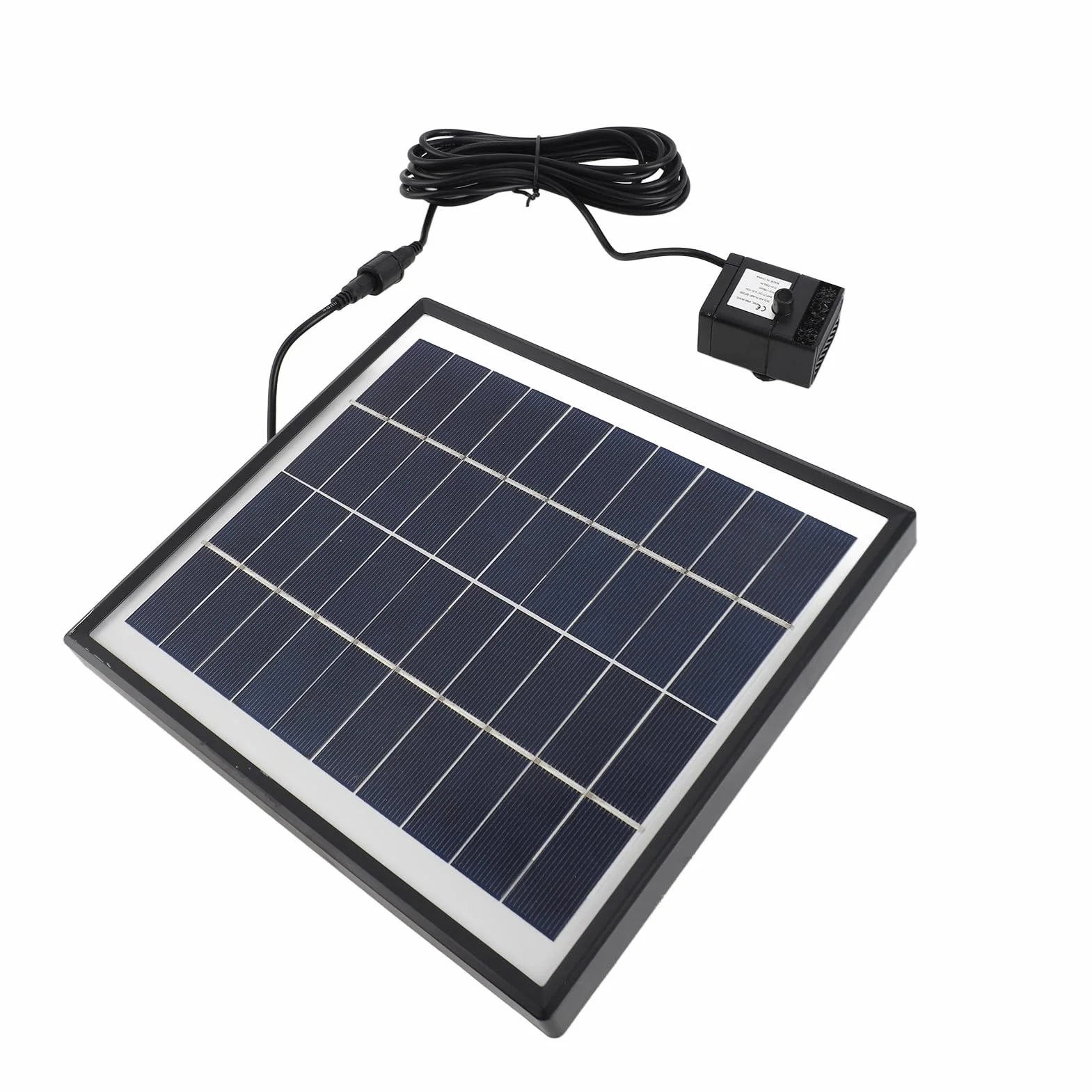 Solarna pompa wodna 200 l/h 6,5 W 10 V 6 trybów fontanny 8 dysz