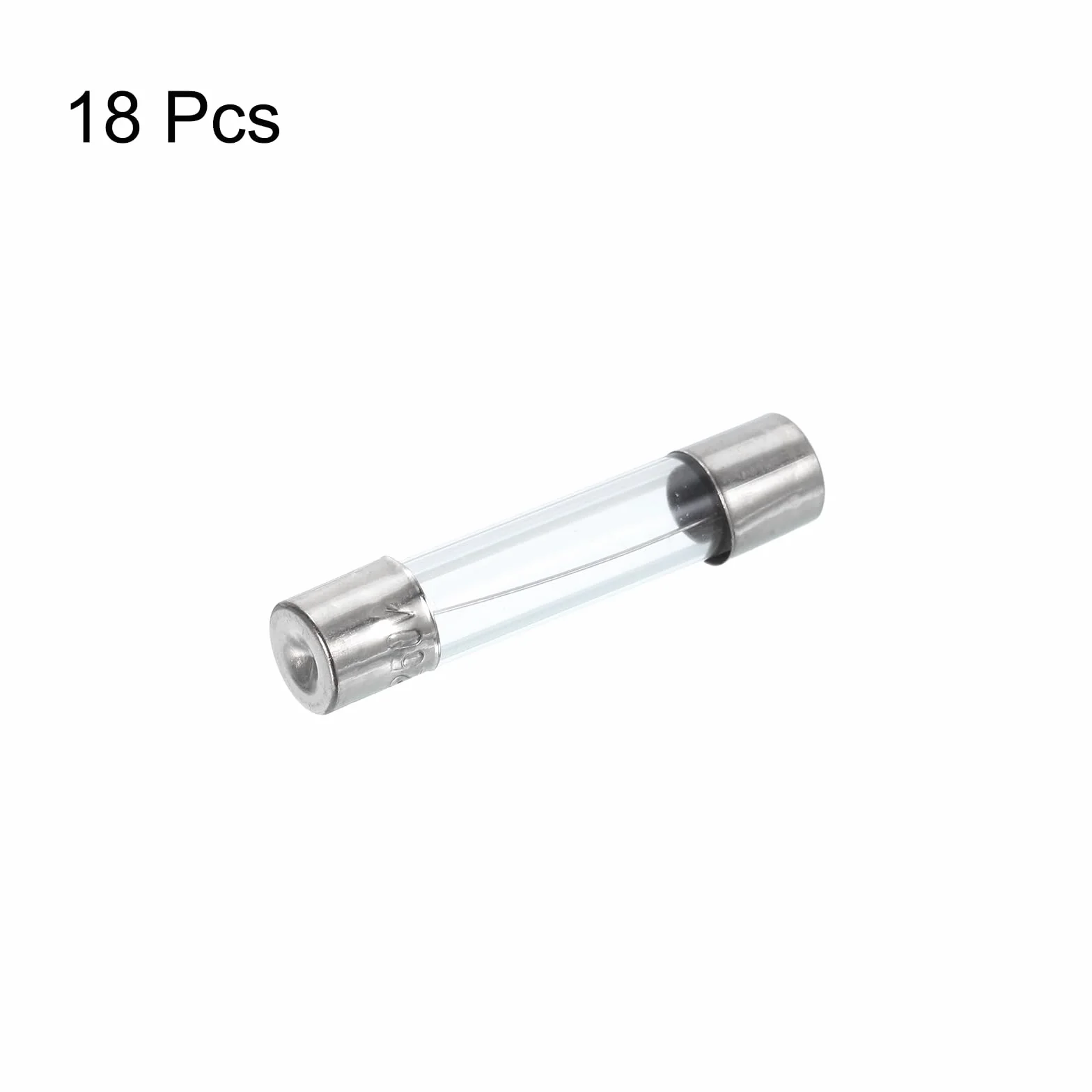 QUARKZMAN 18 sztuk bezpieczników rur szklanych, drut przyłączeniowy 6 x 30 mm 15 A 250 V do wymiany lub naprawy wielu urządzeń elektronicznych domowych (F15A)