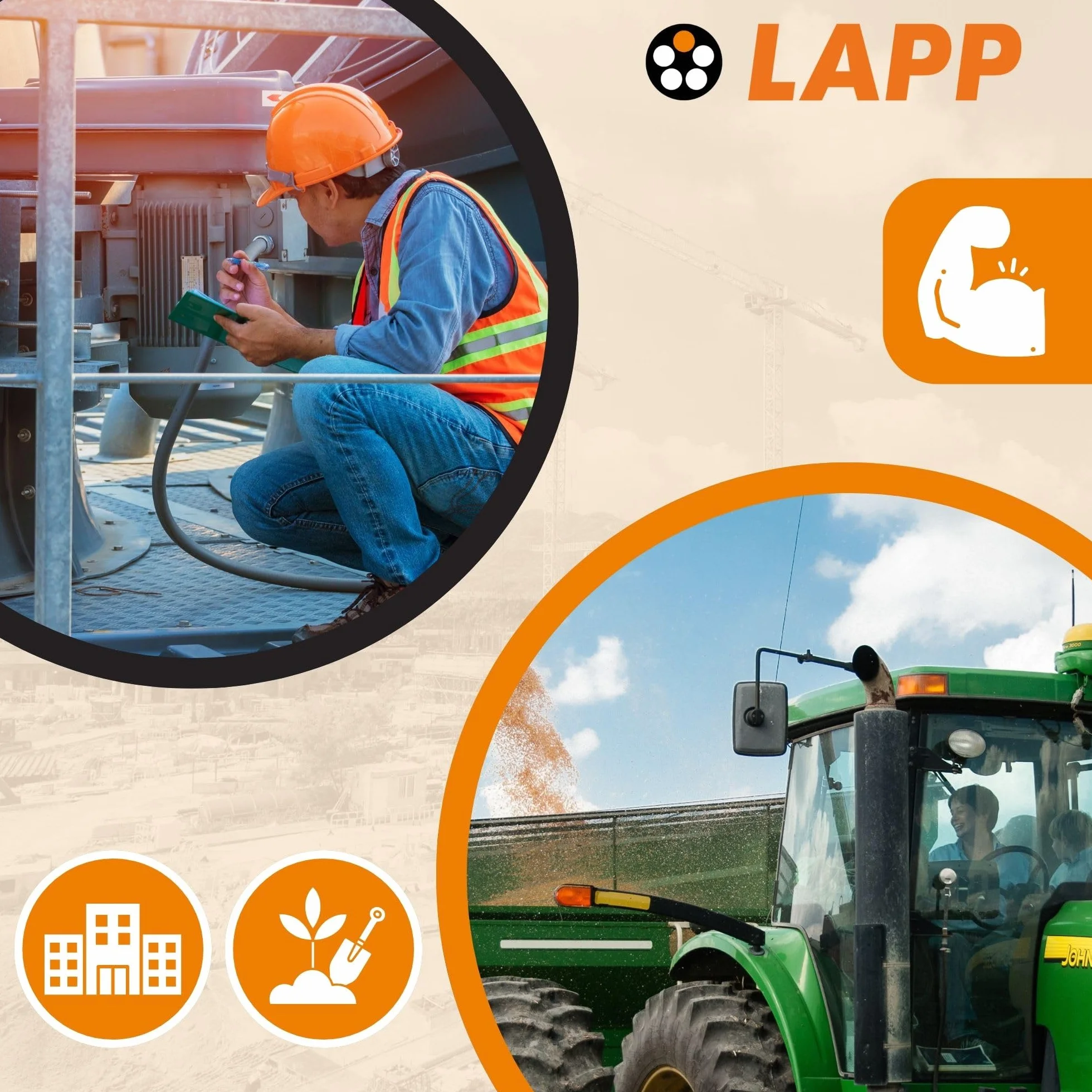 10 metrów Lapp 1600152 H07RN-F 7 x 2,5 mm², przewód gumowy, elastyczny z przewodem ochronnym, odporny na promieniowanie UV, do użytku na zewnątrz, odporny na olej, trudnopalny, przewód przyłączeniowy