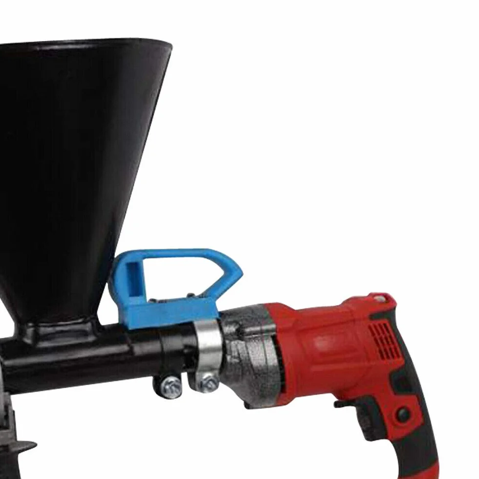 Pistolet do fug, 700 W, elektryczny pistolet do zaprawy murarskiej z 2 dyszami i okrągłą dyszą do ścian murów i podłóg