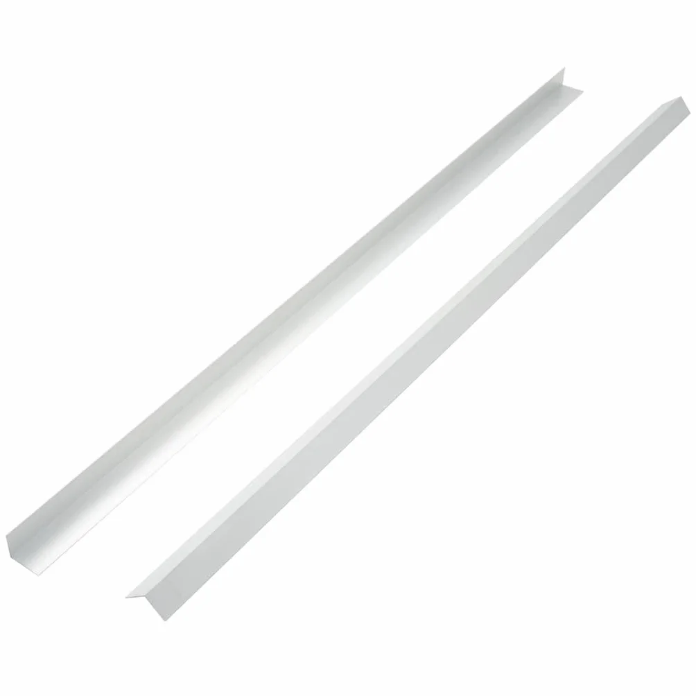 Aluminiowy profil kątowy 170 cm 5 szt. srebrny | Do krawędzi tarasu WPC, ochrona krawędzi, profil L, odporny na warunki atmosferyczne, odporny na korozję