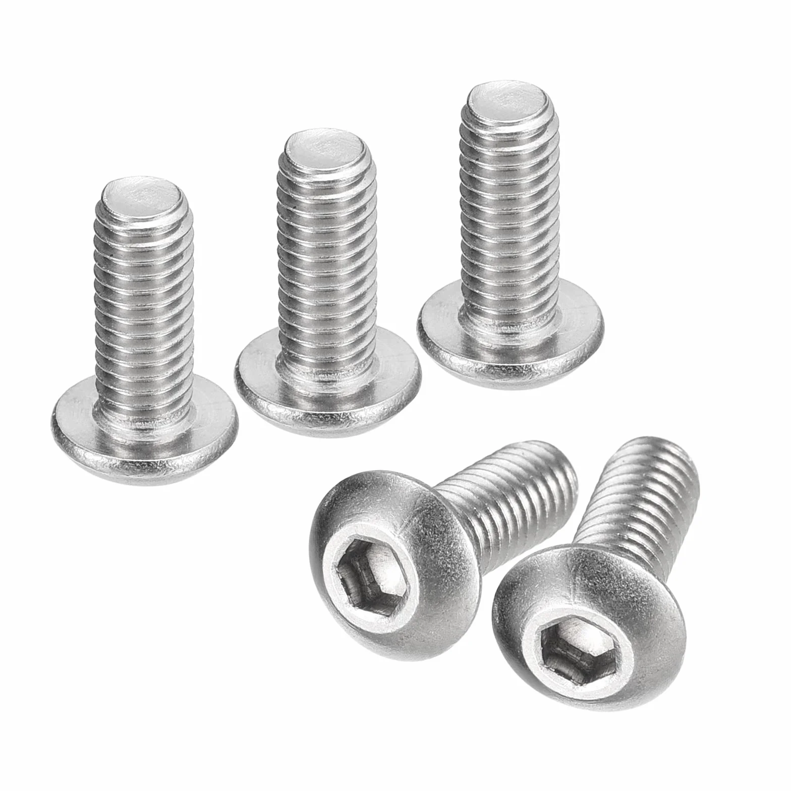 QUARKZMAN # 10-32 x 1/2" nakrętka z łbem przełącznikowym 20 szt. 304 stal szlachetna zamknięcia sześciokątne śruby śruby pełny gwint sześciokątny śruby napędowe śruby