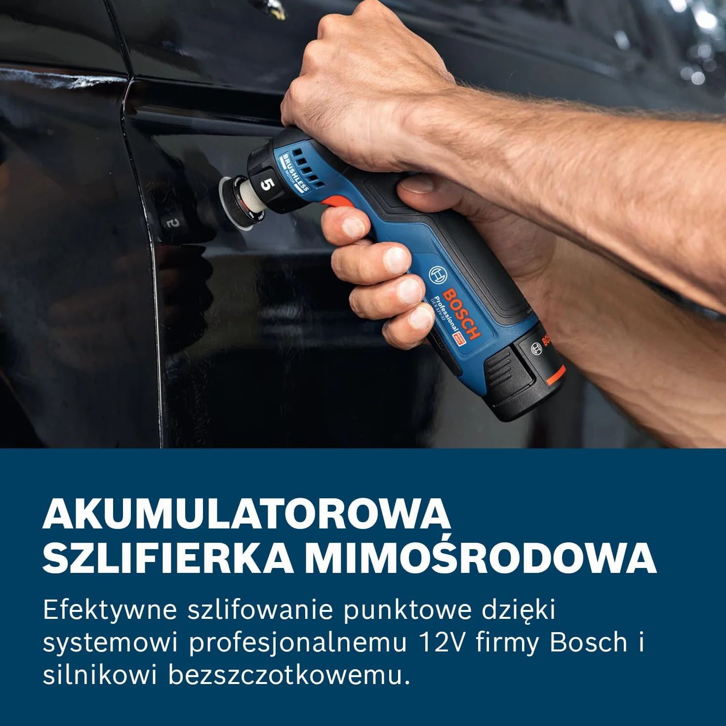 Bosch PRO 12V System Akumulatorowa szlifierka mimośrodowa GEX 12V-32 (talerz oporowy 32 mm z mocowaniem na rzepy, talerz oporowy 32 mm z mocowaniem na klej)
