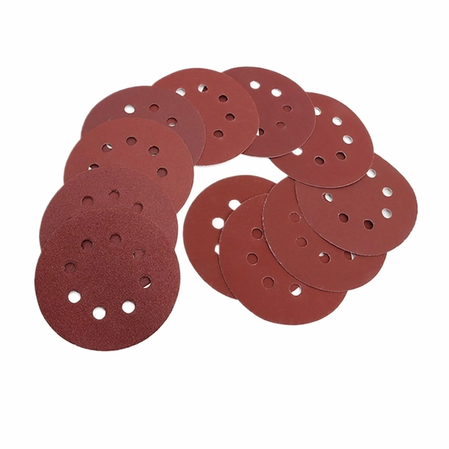 Paski ścierne, papier ścierny, 100 szt. krążków ściernych 5 cali 8 otworów rzep samoprzylepny papier ścierny 125 mm 60~2000 gradacji szlifierka mimośrodowa ścierna(400grits)
