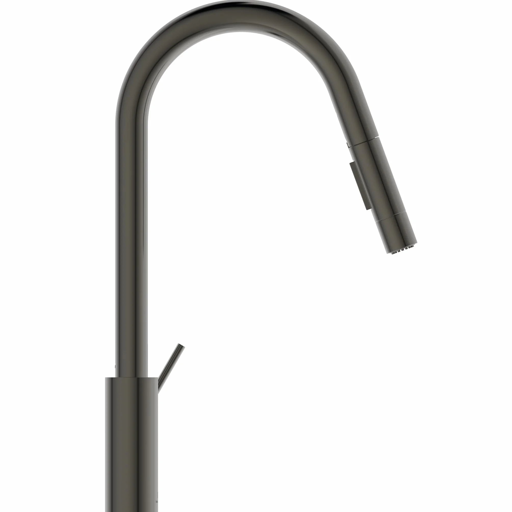 Ideal Standard - Smak jednouchwytowa bateria zlewozmywakowa do zlewu kuchennego, wysoka rura wylewkowa z dwufunkcyjną wylewką obrotową i wyciąganą, magnetic szary