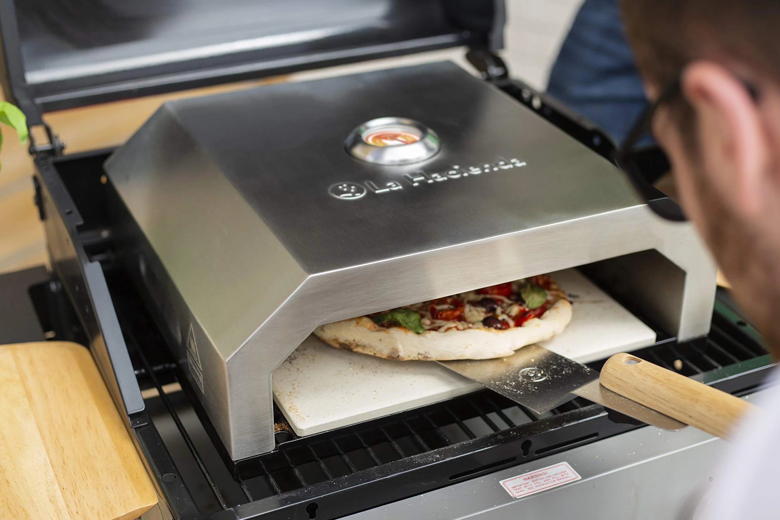 La Hacienda BBQ piec do pizzy ze stali nierdzewnej