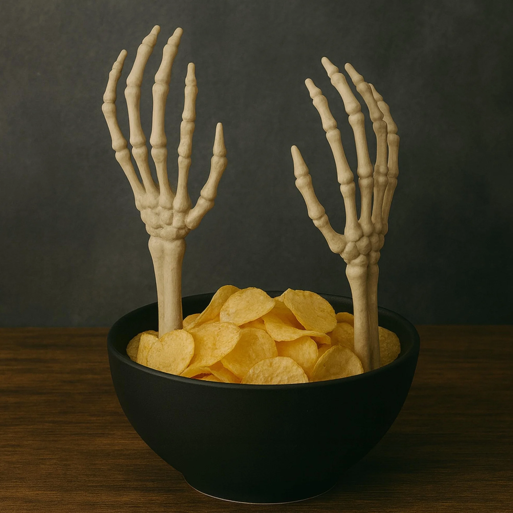 MIJOMA Przerażająca dekoracja ogrodowa na Halloween 2 sztuki ramiona szkieletowe ruchome dłonie