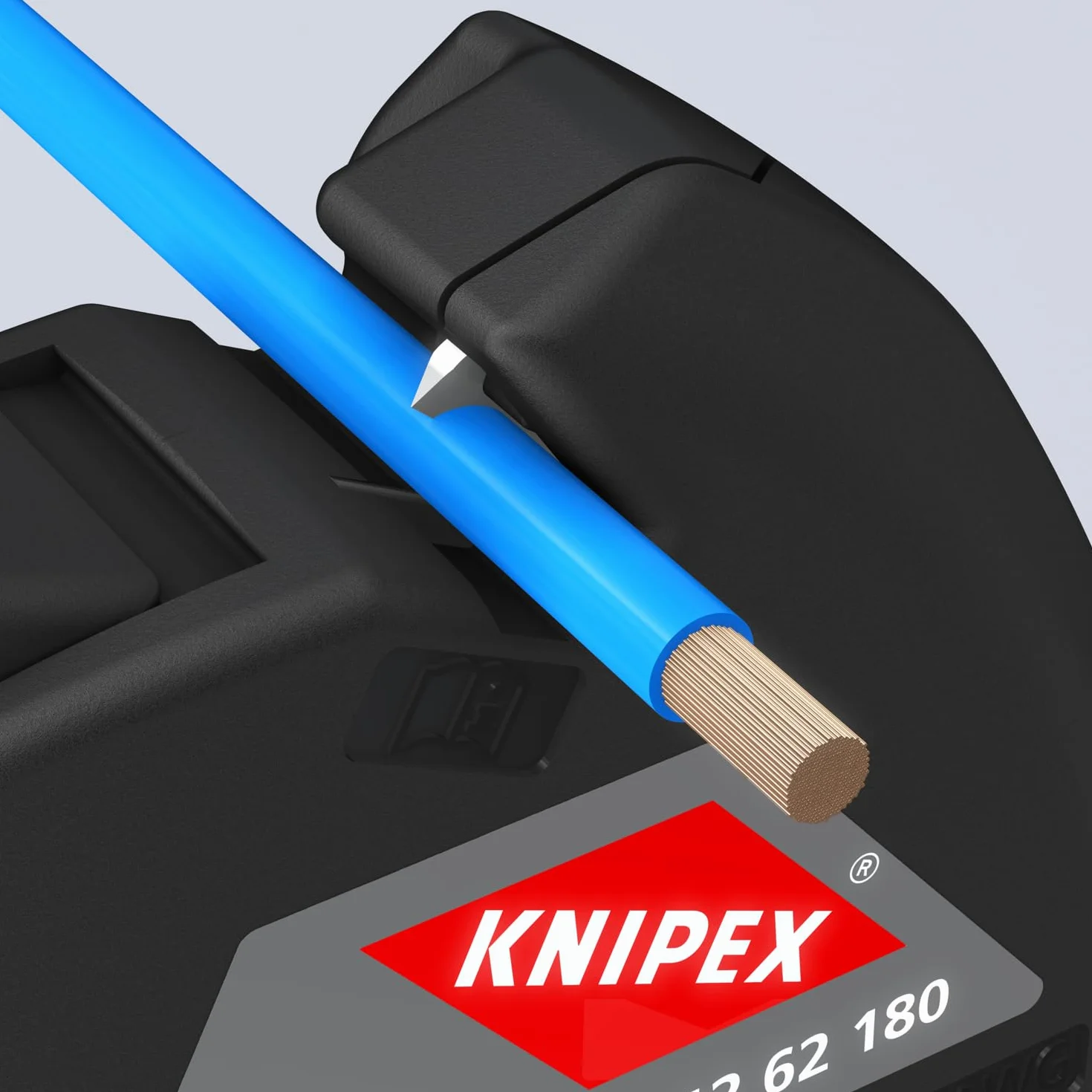 KNIPEX Tools 1262180 szczypce do ściągania izolacji, automatyczne, 10-24 AWG