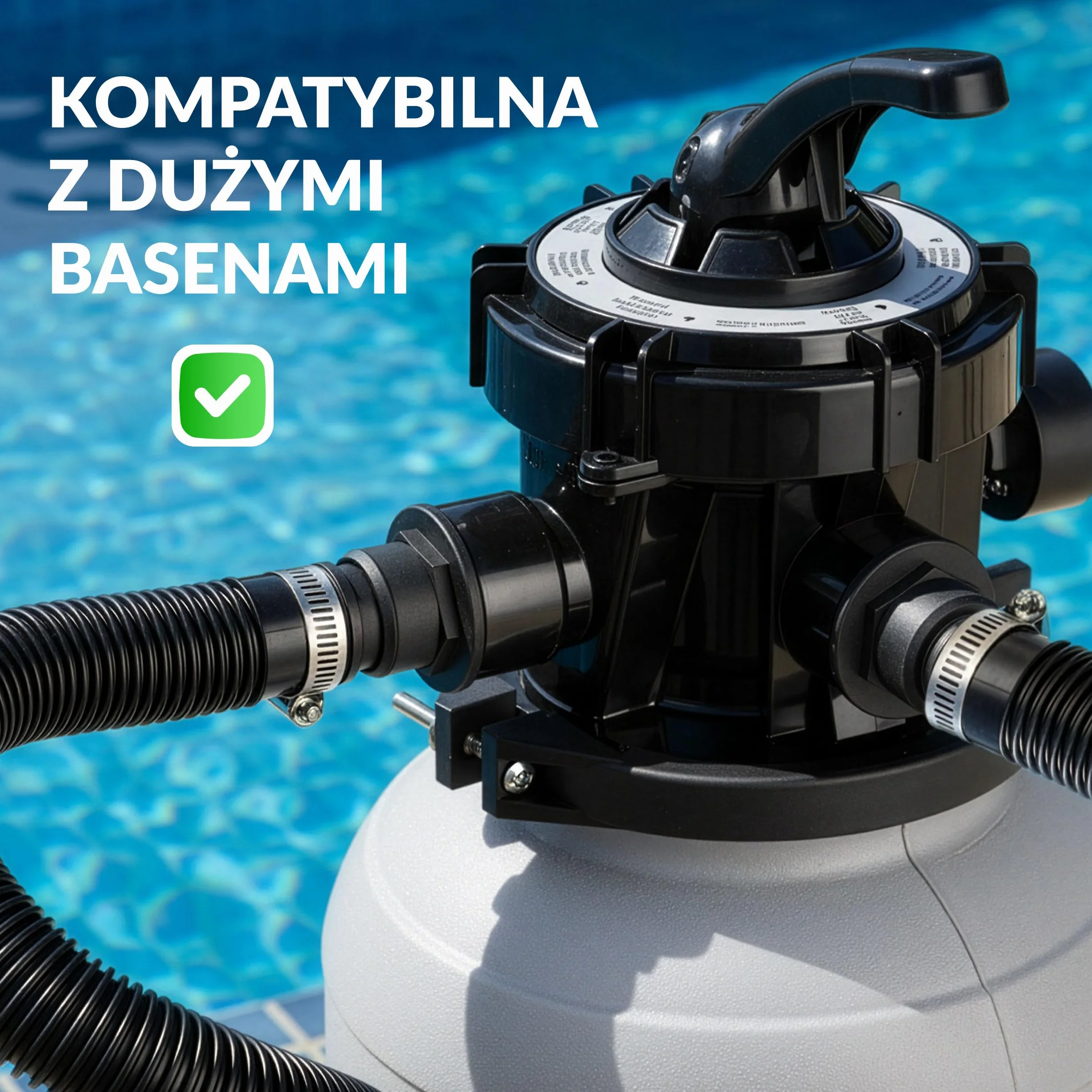 LEHMANN Filtr piaskowy z pompą basenową FP1 8000 l/h IPX5